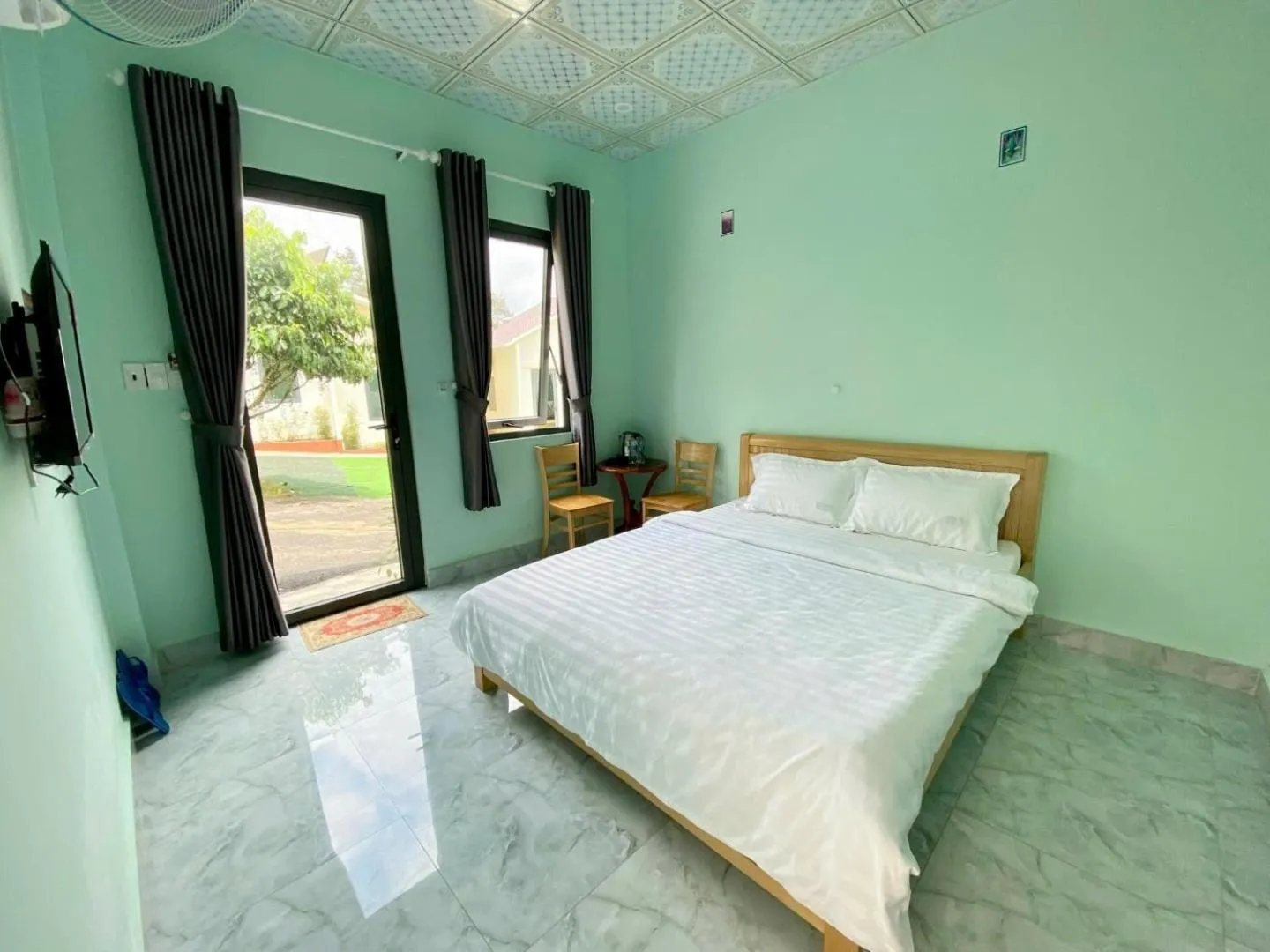 Bed in ĐAM MÊ HOMESTAY