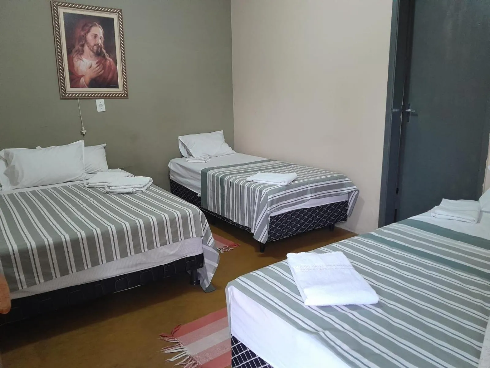 Photo of the whole room, Bed in POUSADA MONTE HOREB