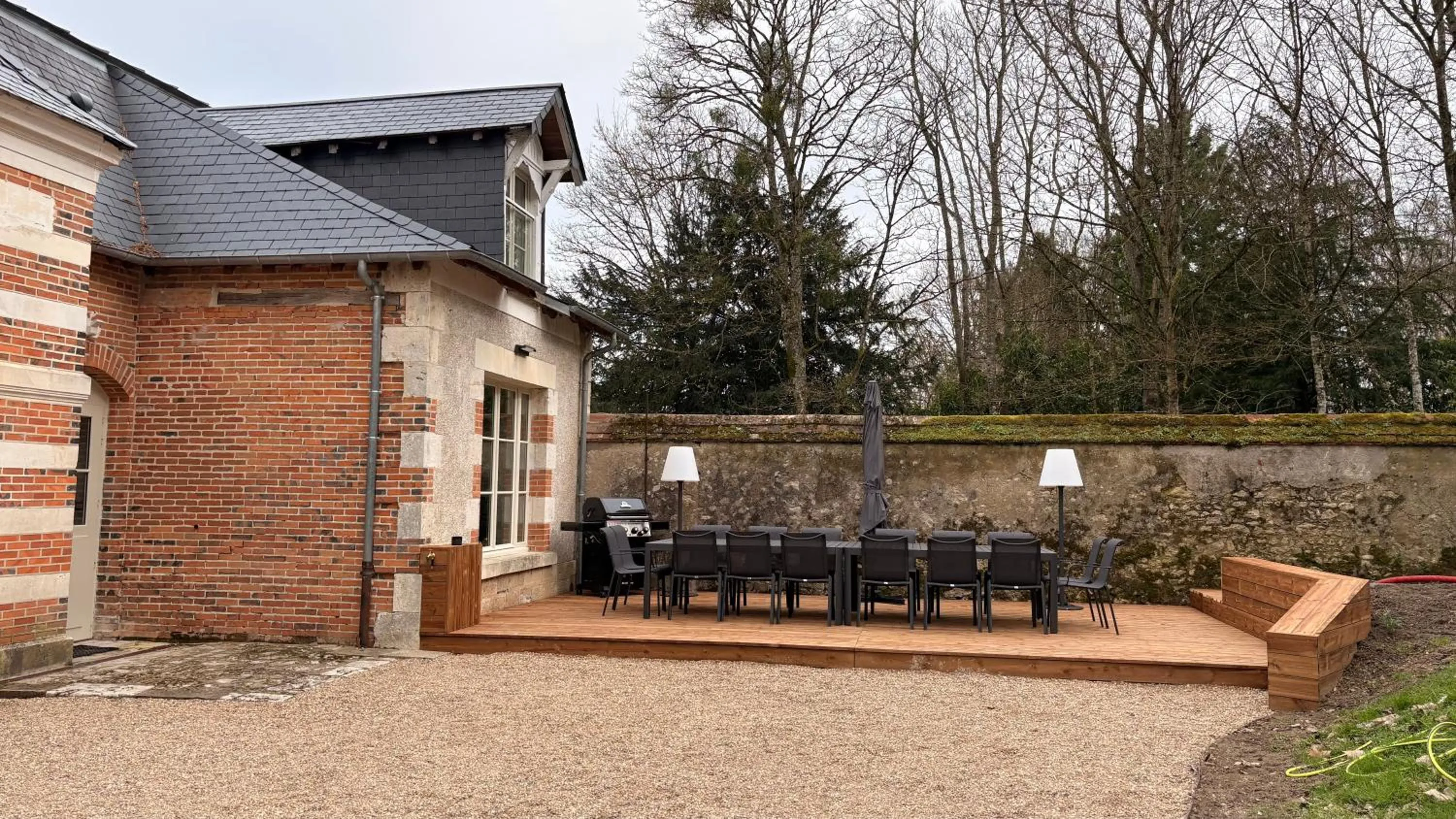 Patio in Château du Rondon