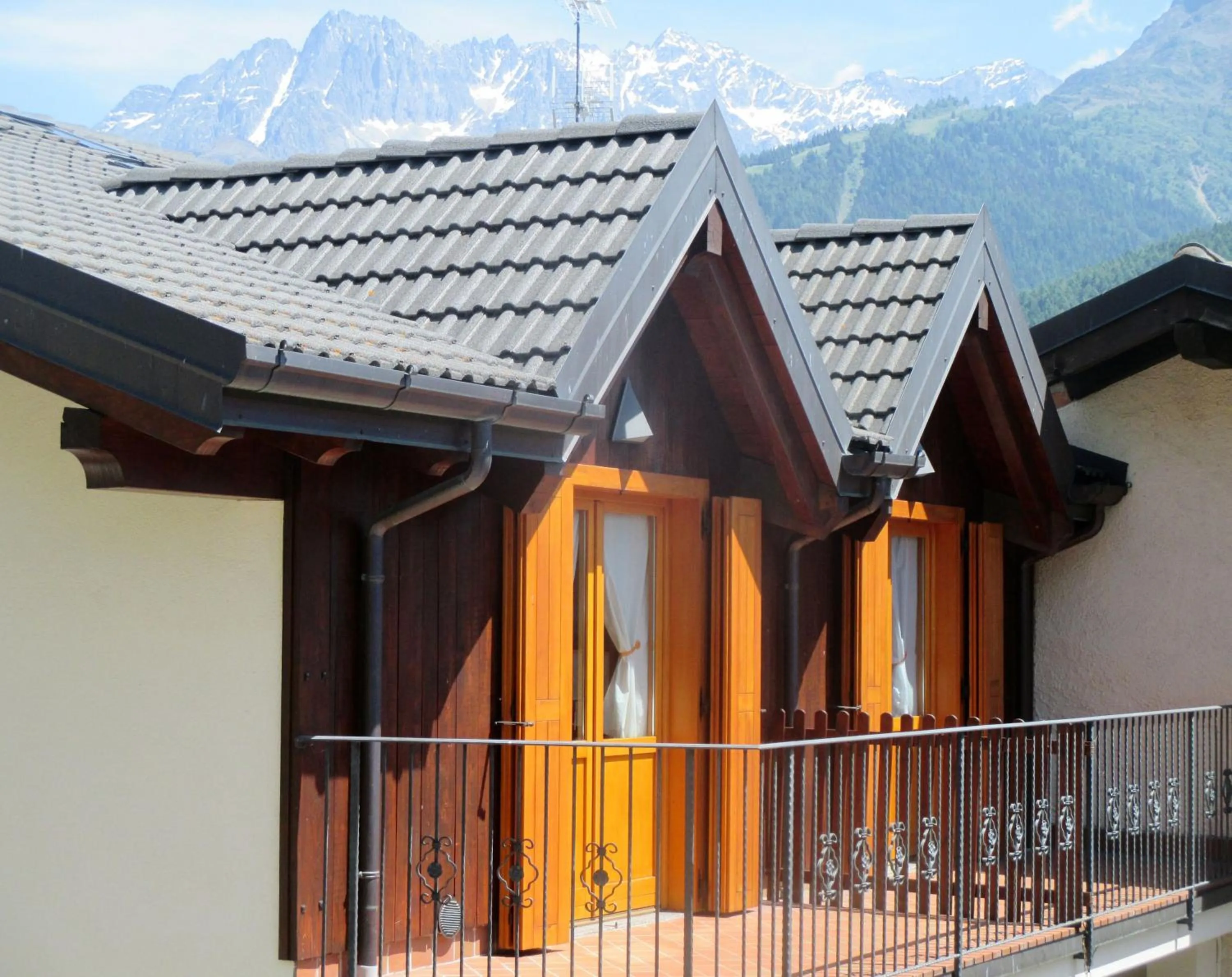 Patio in B&B Villa Dalegno