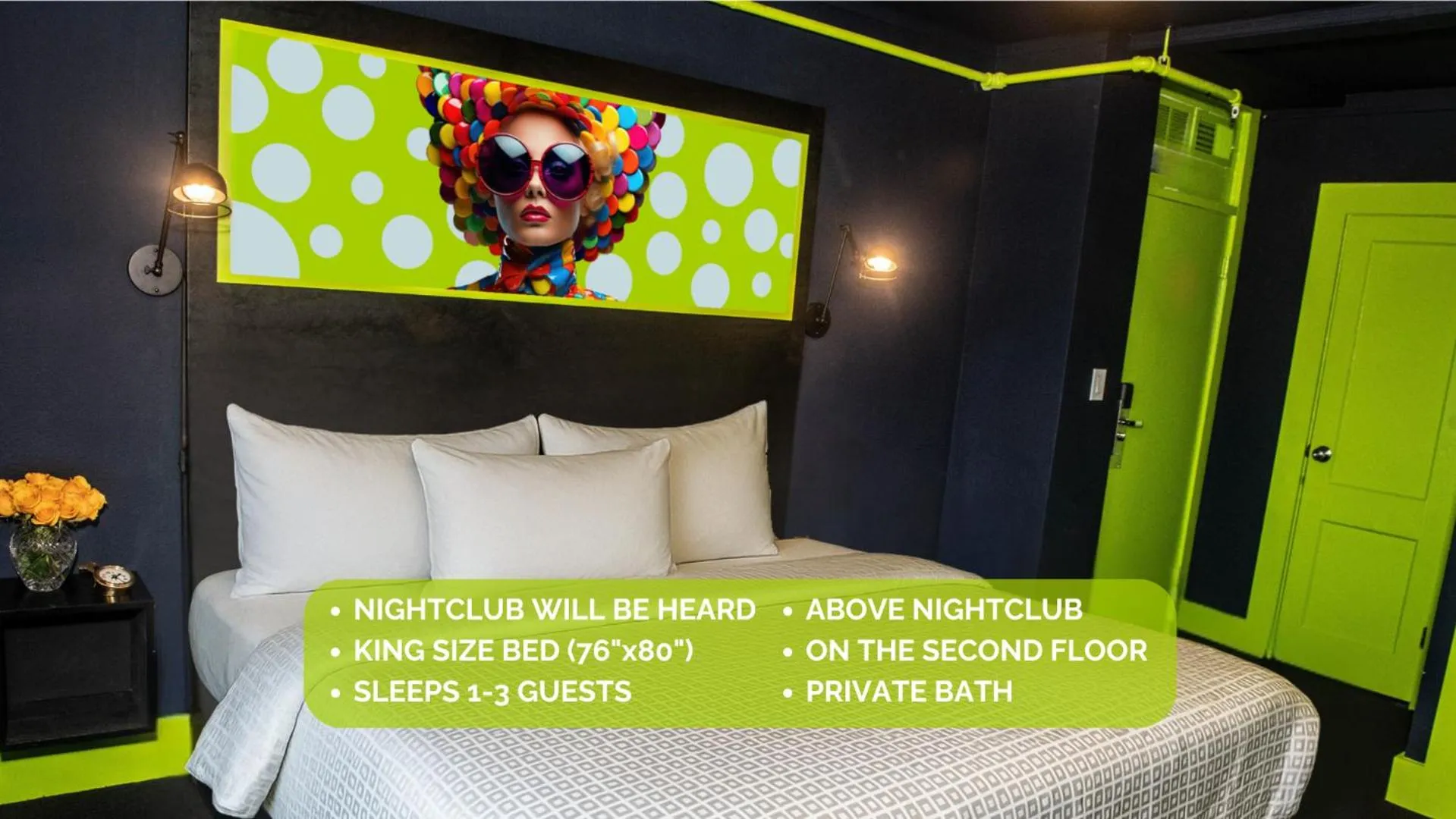 Bed in Mari Jean Hotel - All Adults Welcome