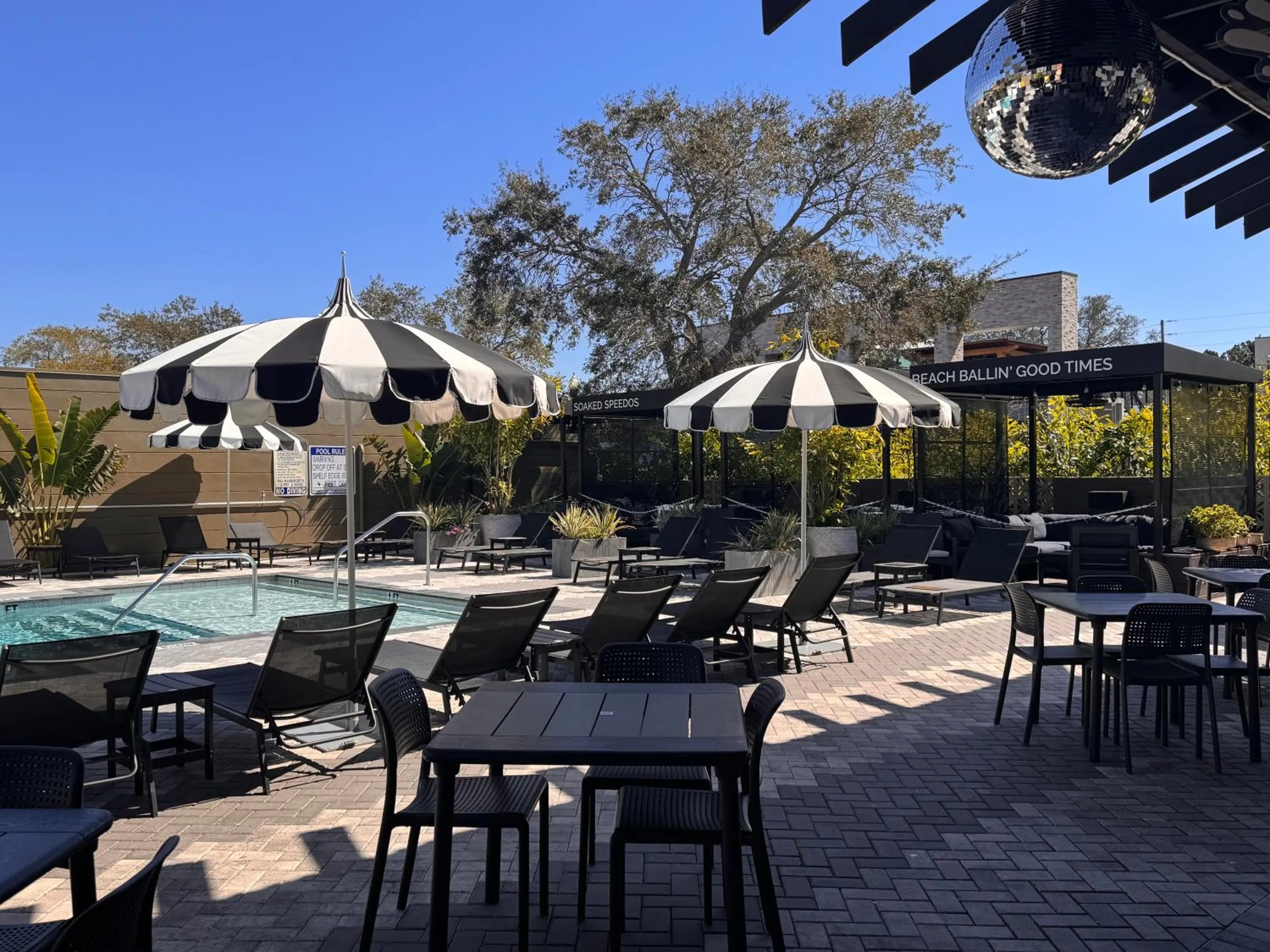 Swimming pool in Mari Jean Hotel - All Adults Welcome