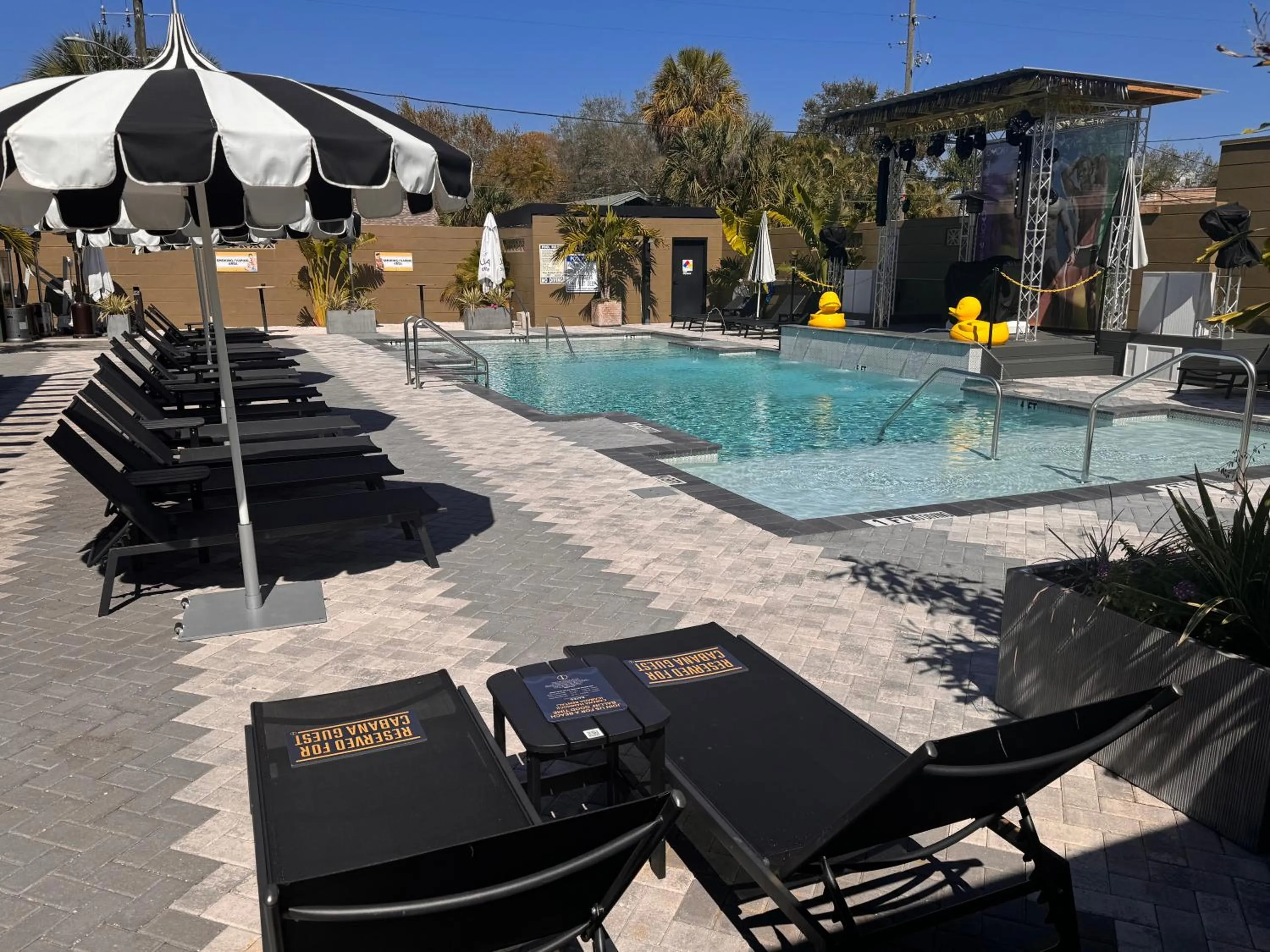 Swimming pool in Mari Jean Hotel - All Adults Welcome