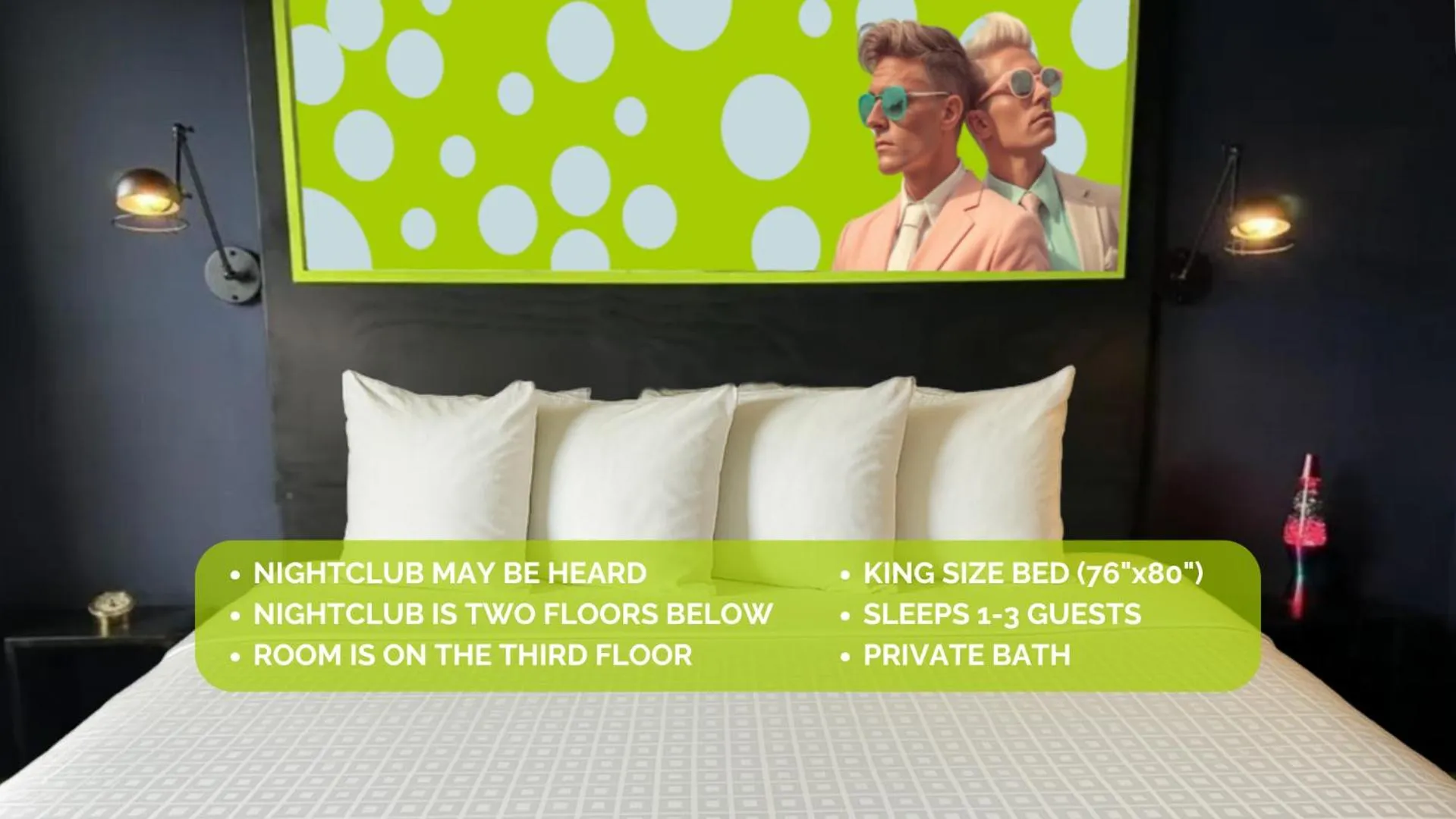 Bed in Mari Jean Hotel - All Adults Welcome