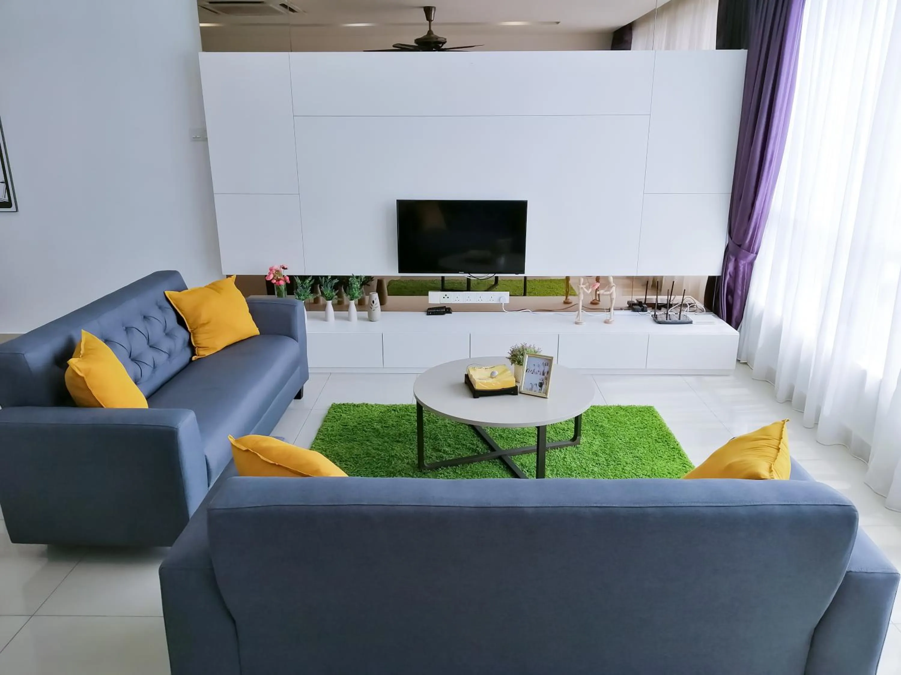 Seating area in Setapak Central Signature Suites by Manhattan Group