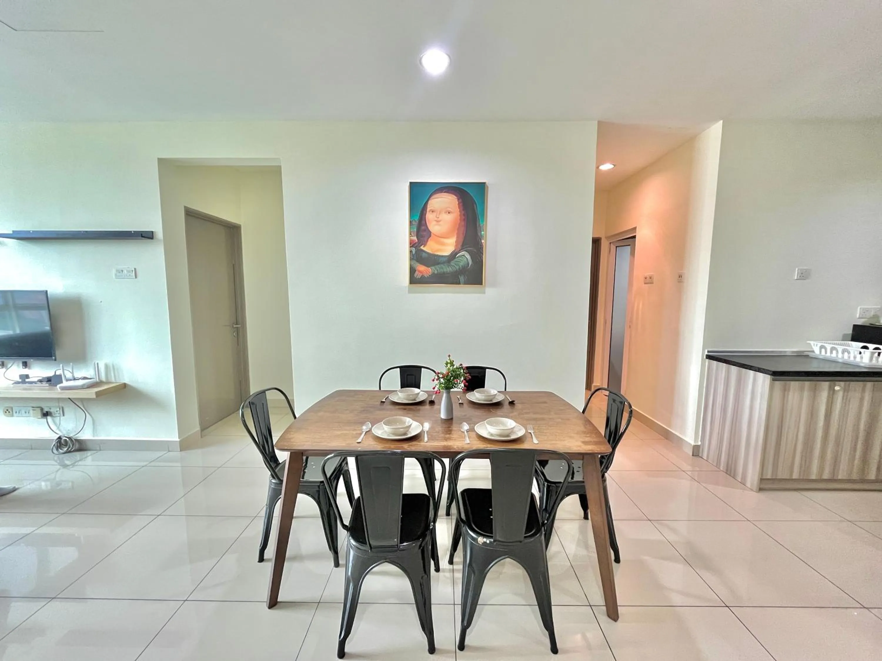 Dining area in Setapak Central Signature Suites by Manhattan Group