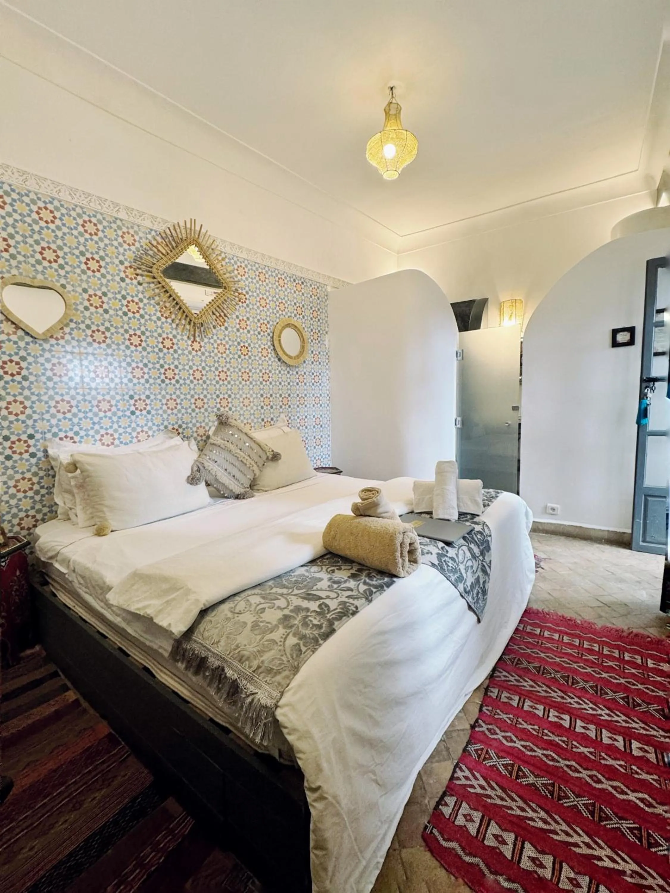 Bed in Riad of The Light