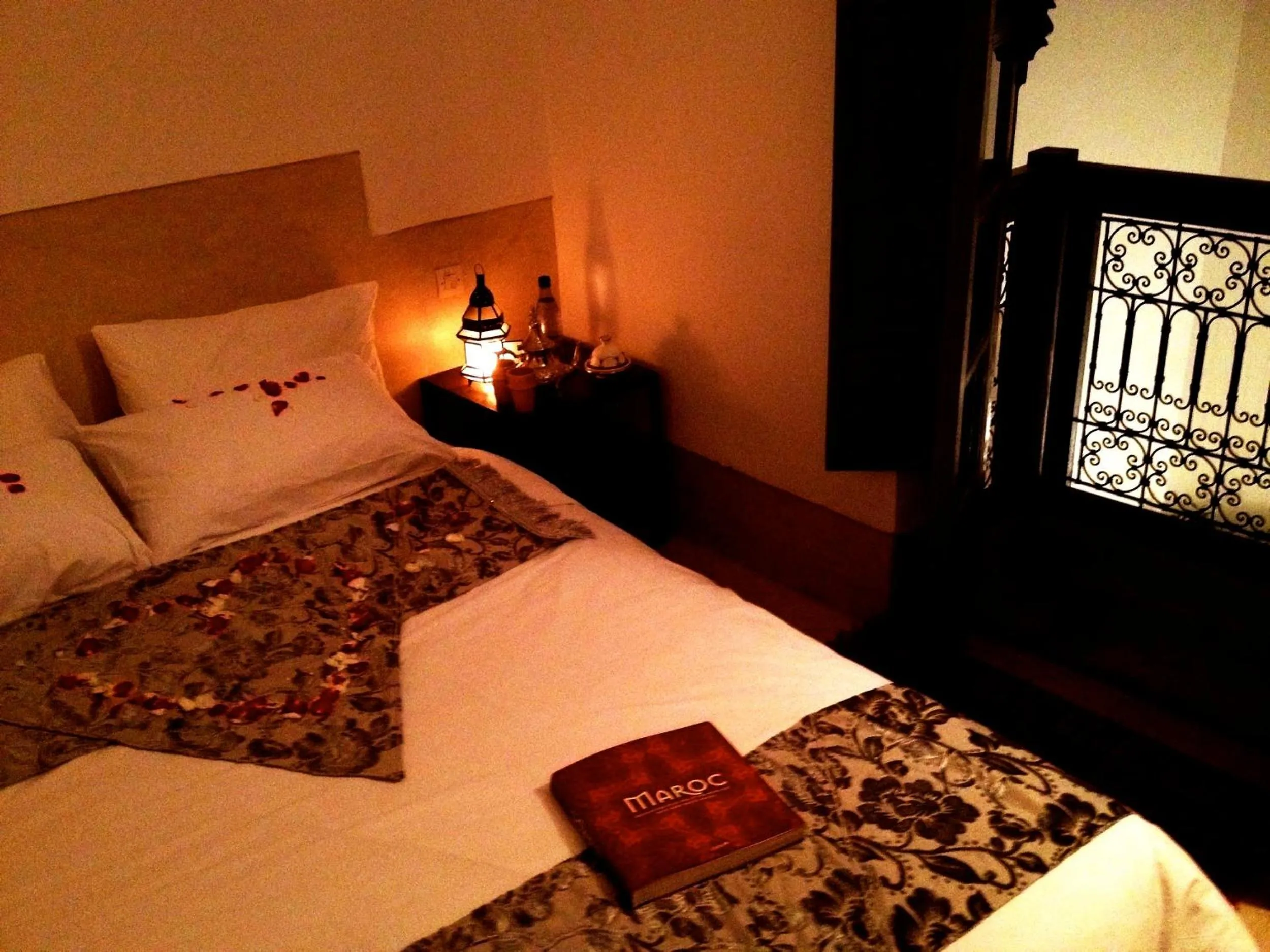 Decorative detail, Bed in Riad of The Light