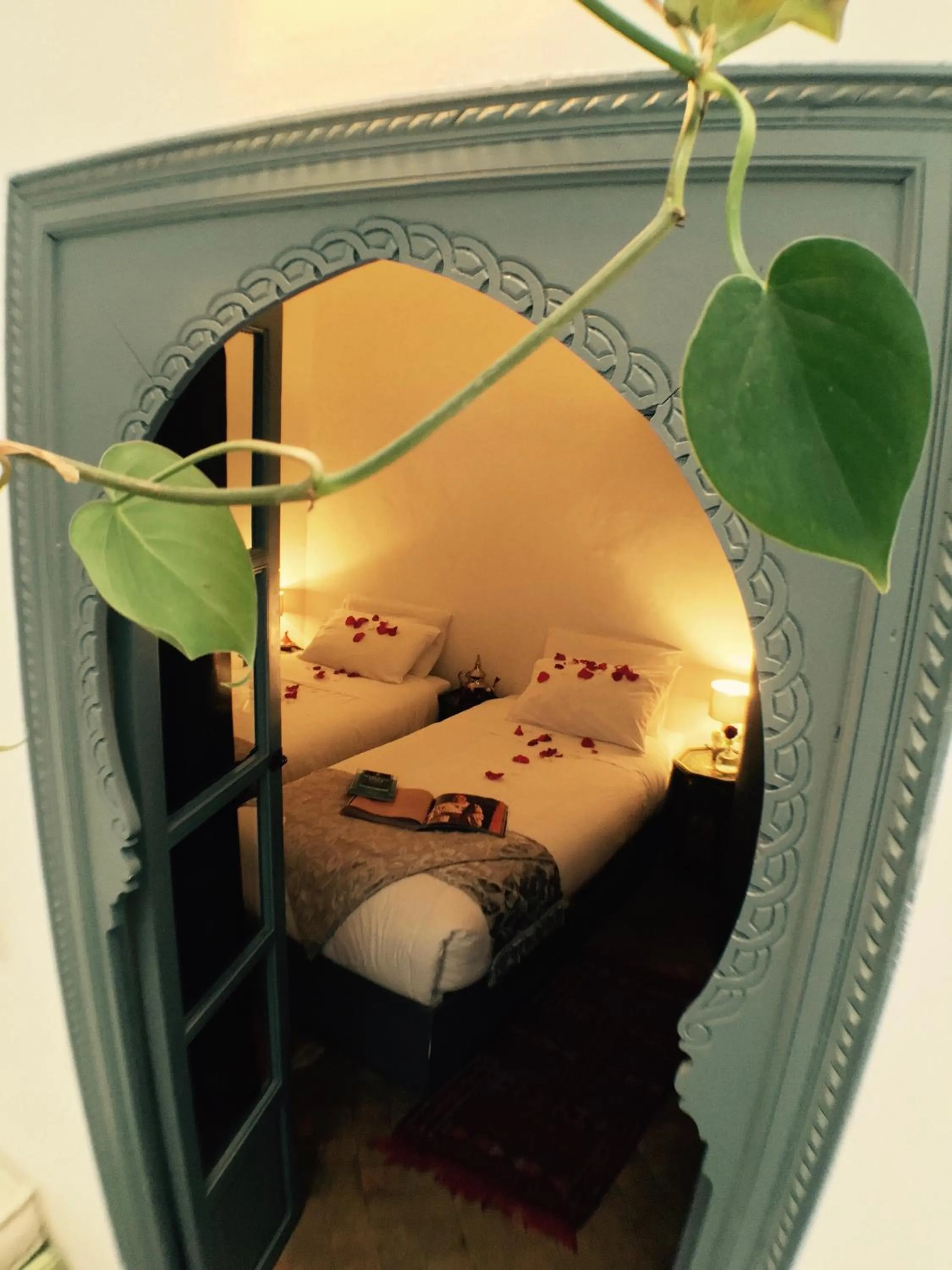 Decorative detail, Bed in Riad of The Light