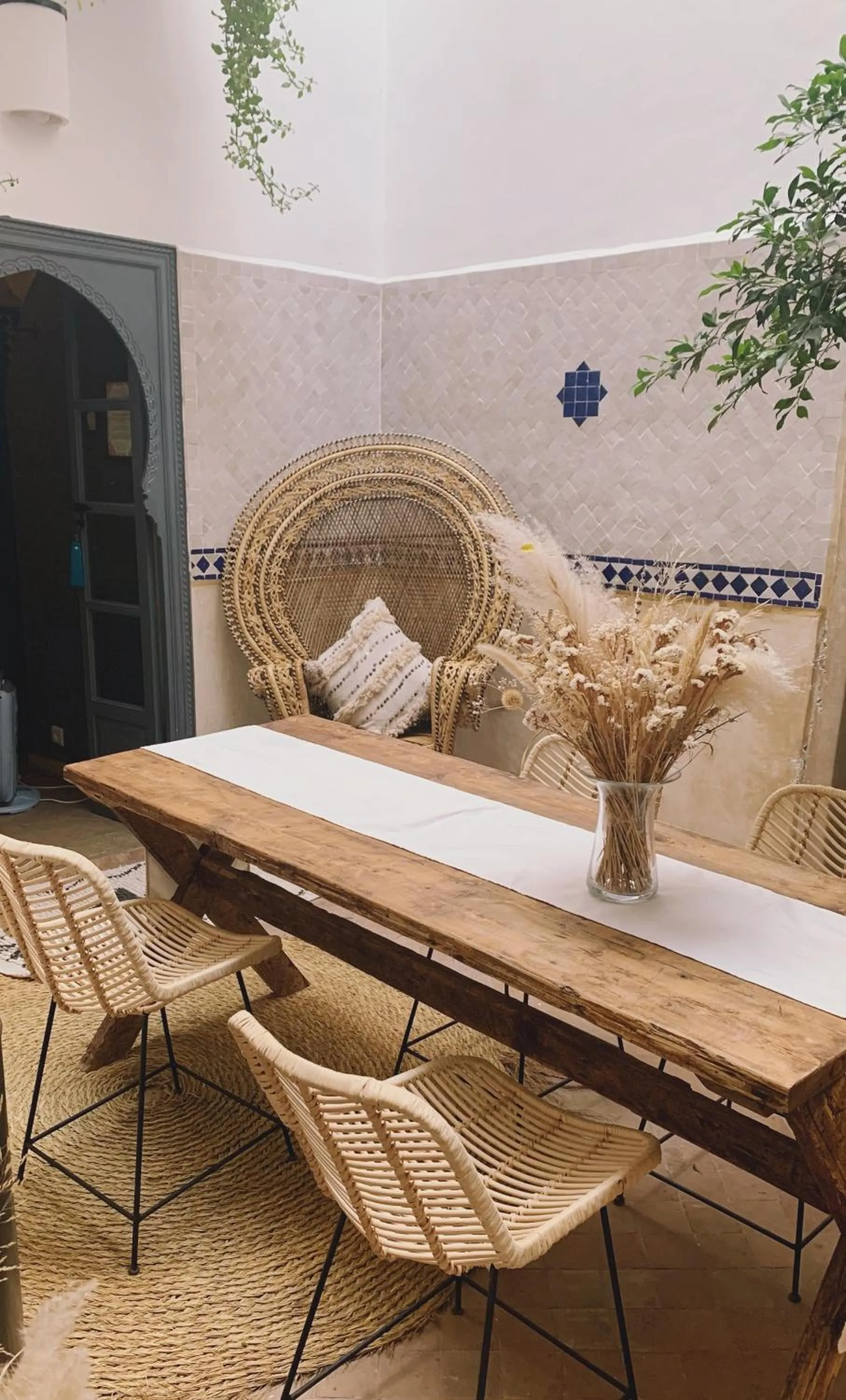 Patio in Riad of The Light