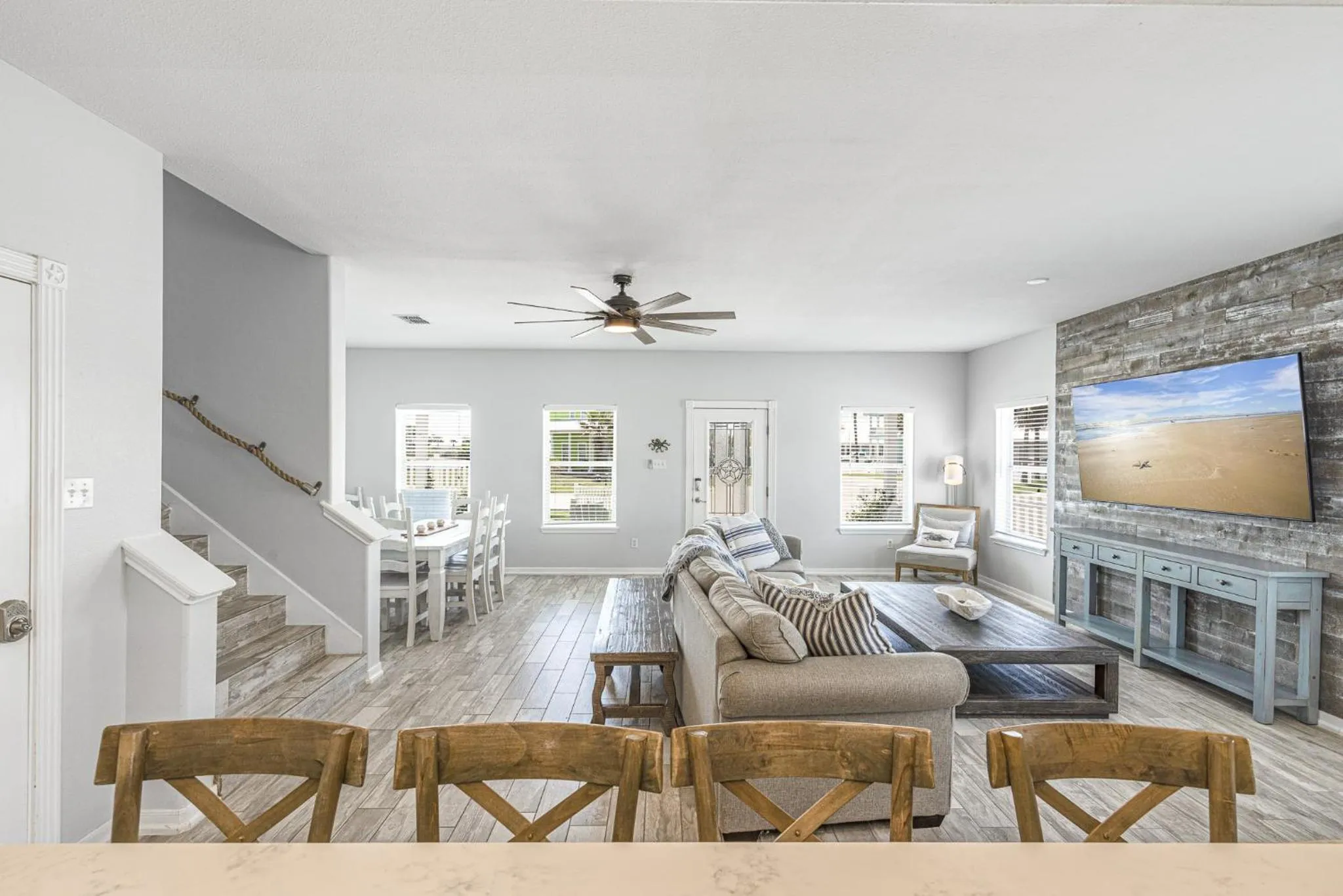 Bed in The Blue Fin House! Pool Table, Ocean View & Boardwalk to Beach