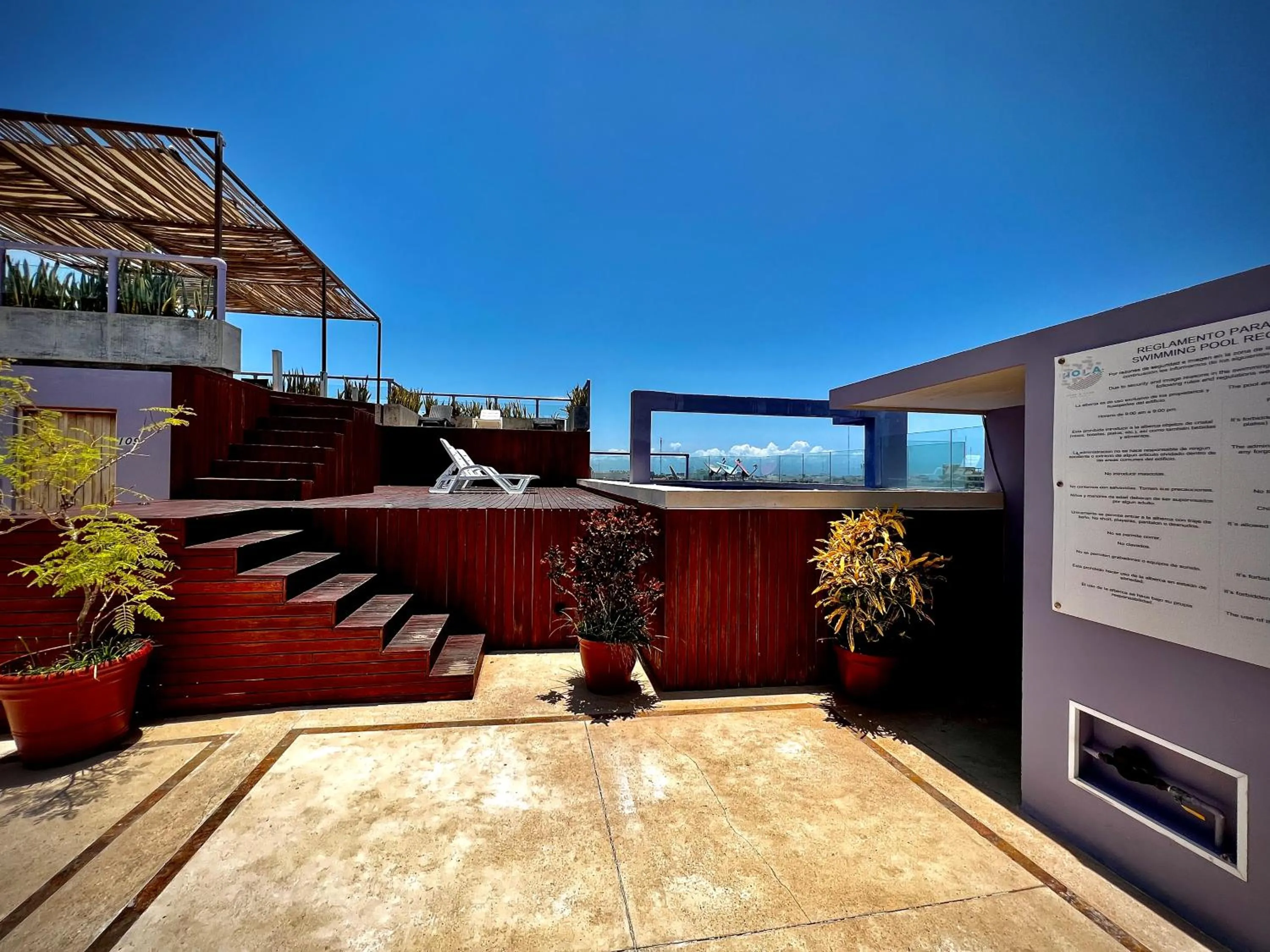 Garden view in Playa Centro Rooftop Apartments & Studios