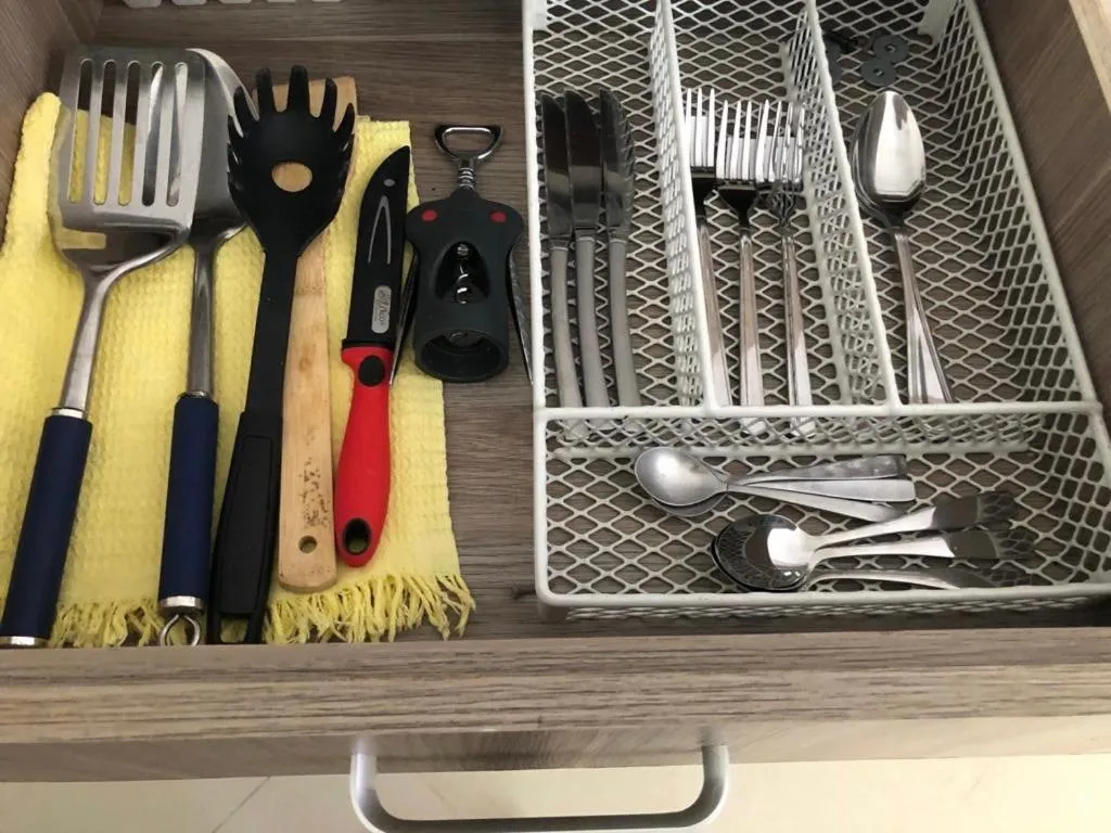 Kitchen or kitchenette in Playa Centro Rooftop Apartments & Studios