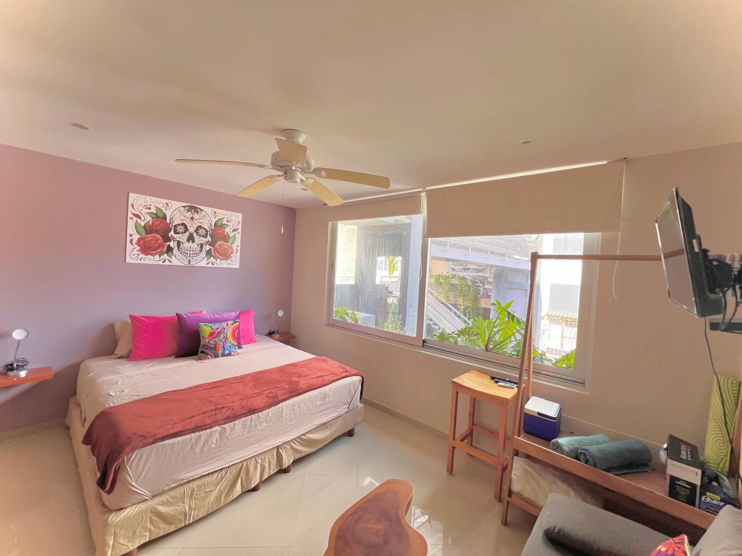 Bed in Playa Centro Rooftop Apartments & Studios