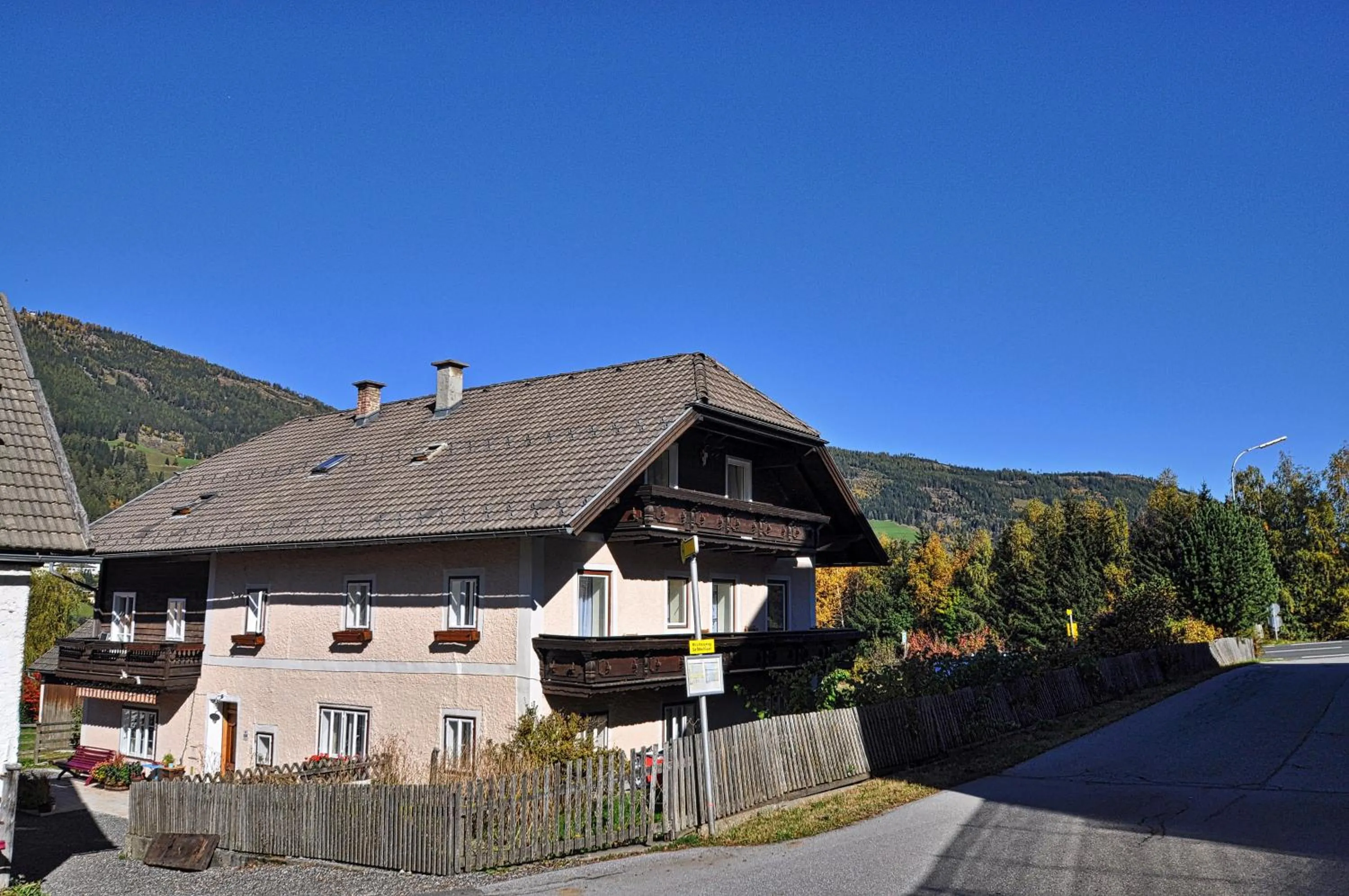 Balcony/Terrace in Gasthaus Chalet Mur