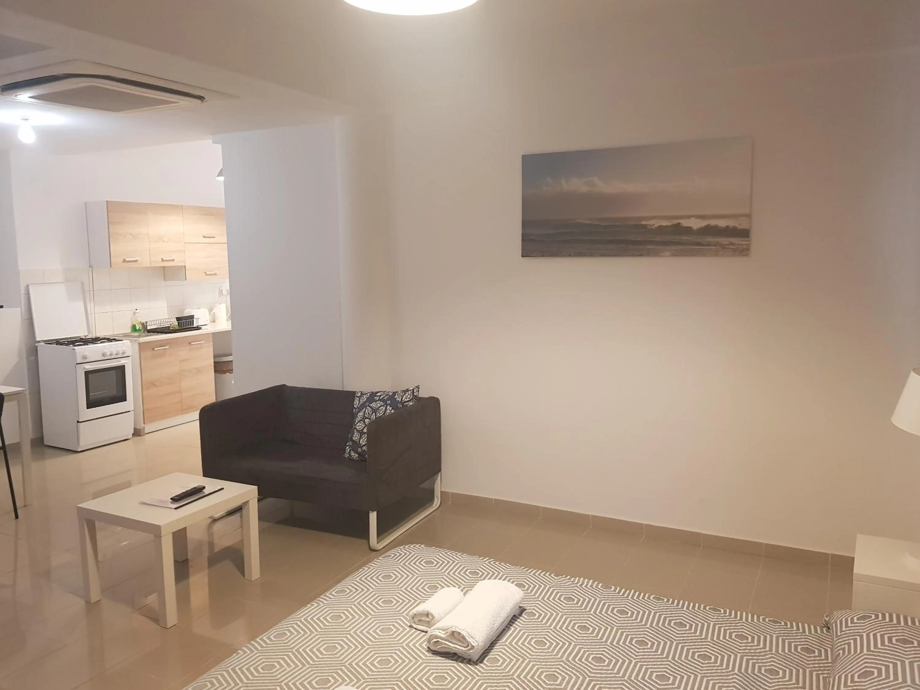 Living room in Valentinos Apartments