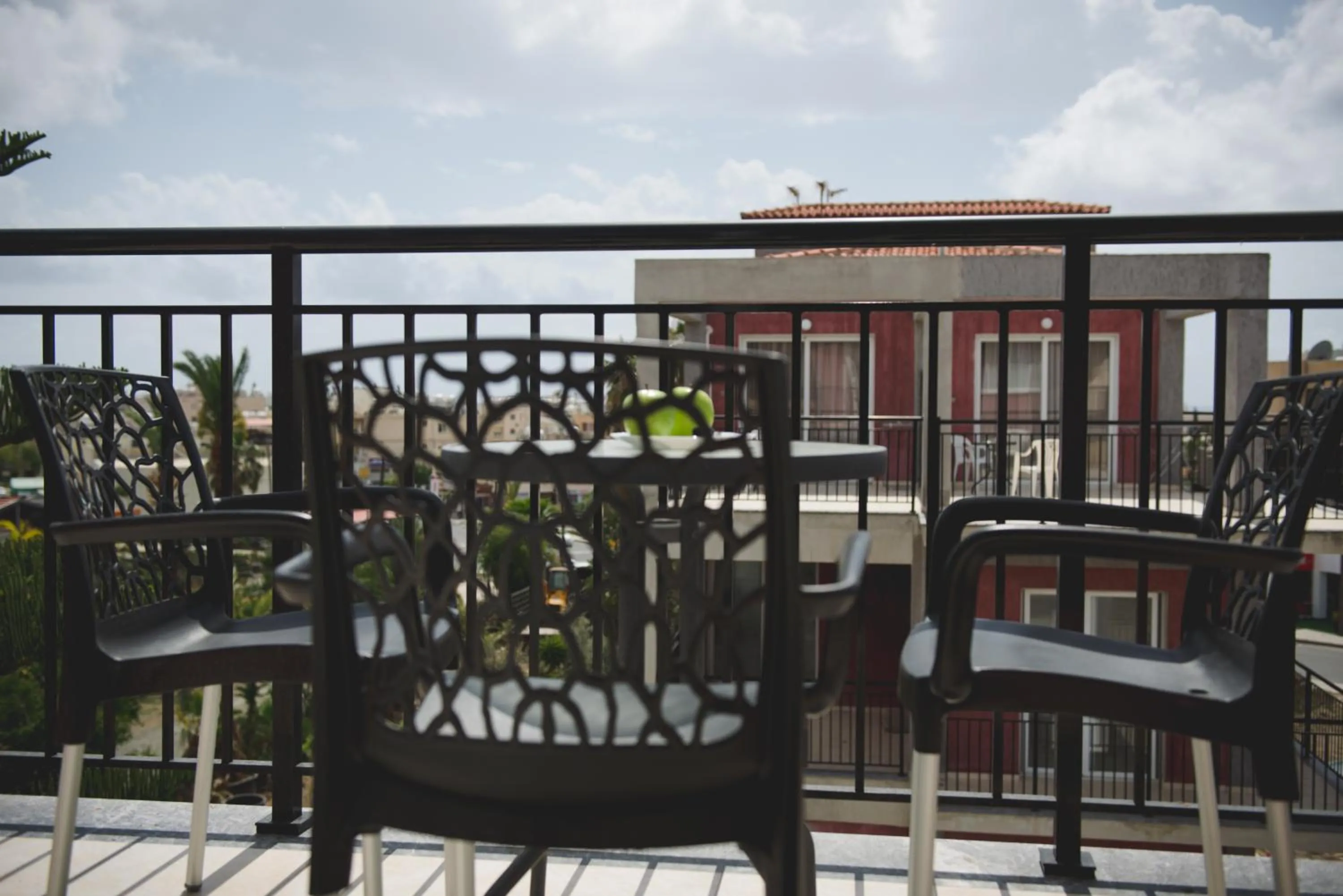 Patio in Valentinos Apartments