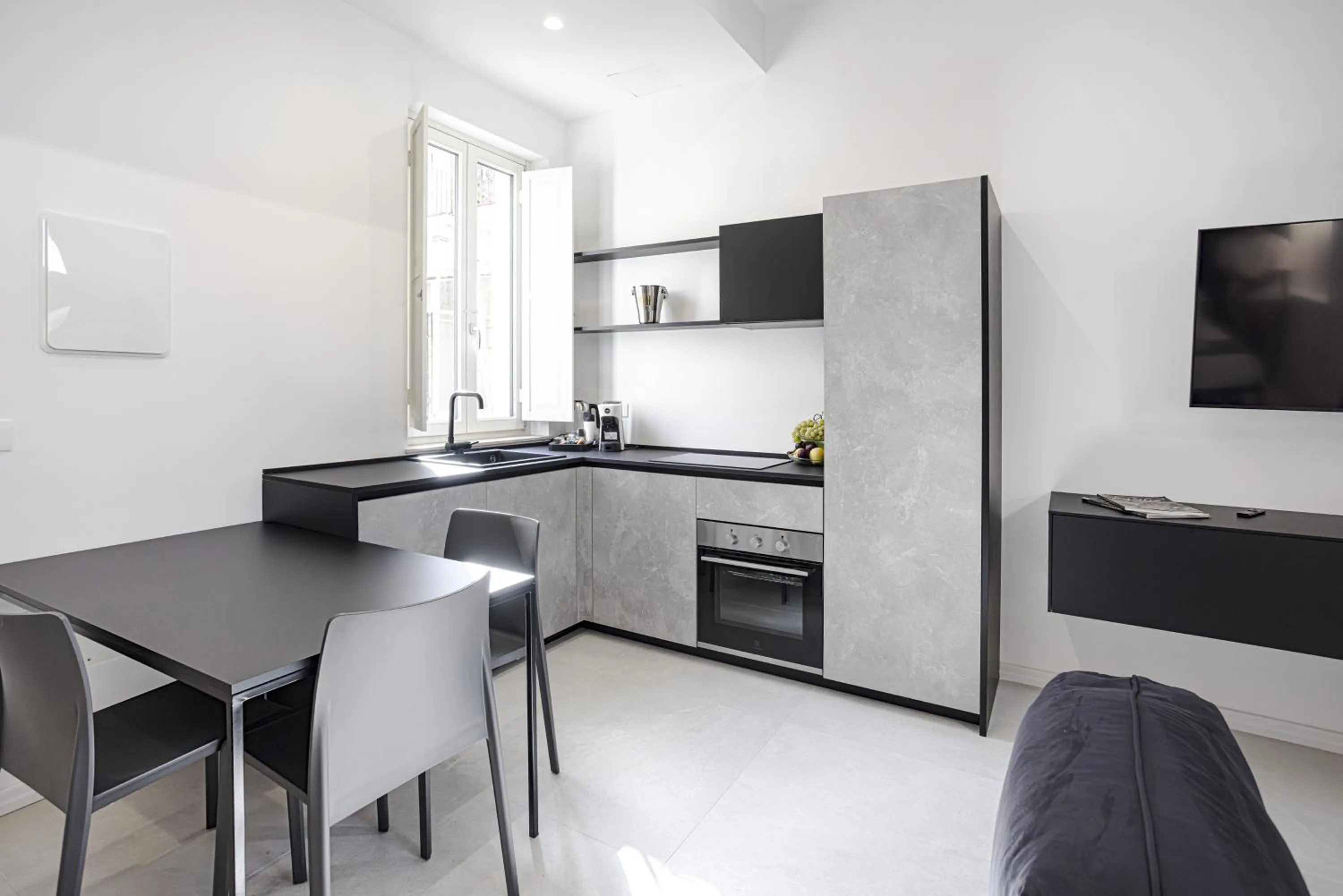 Kitchen or kitchenette in Nostos rooms & Apartments