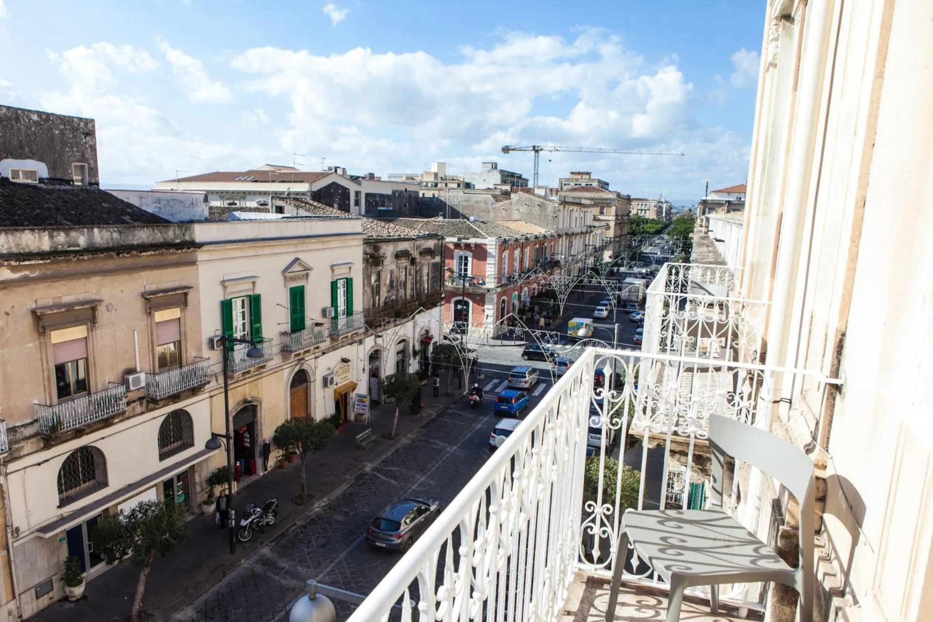 Street view in Nostos rooms & Apartments