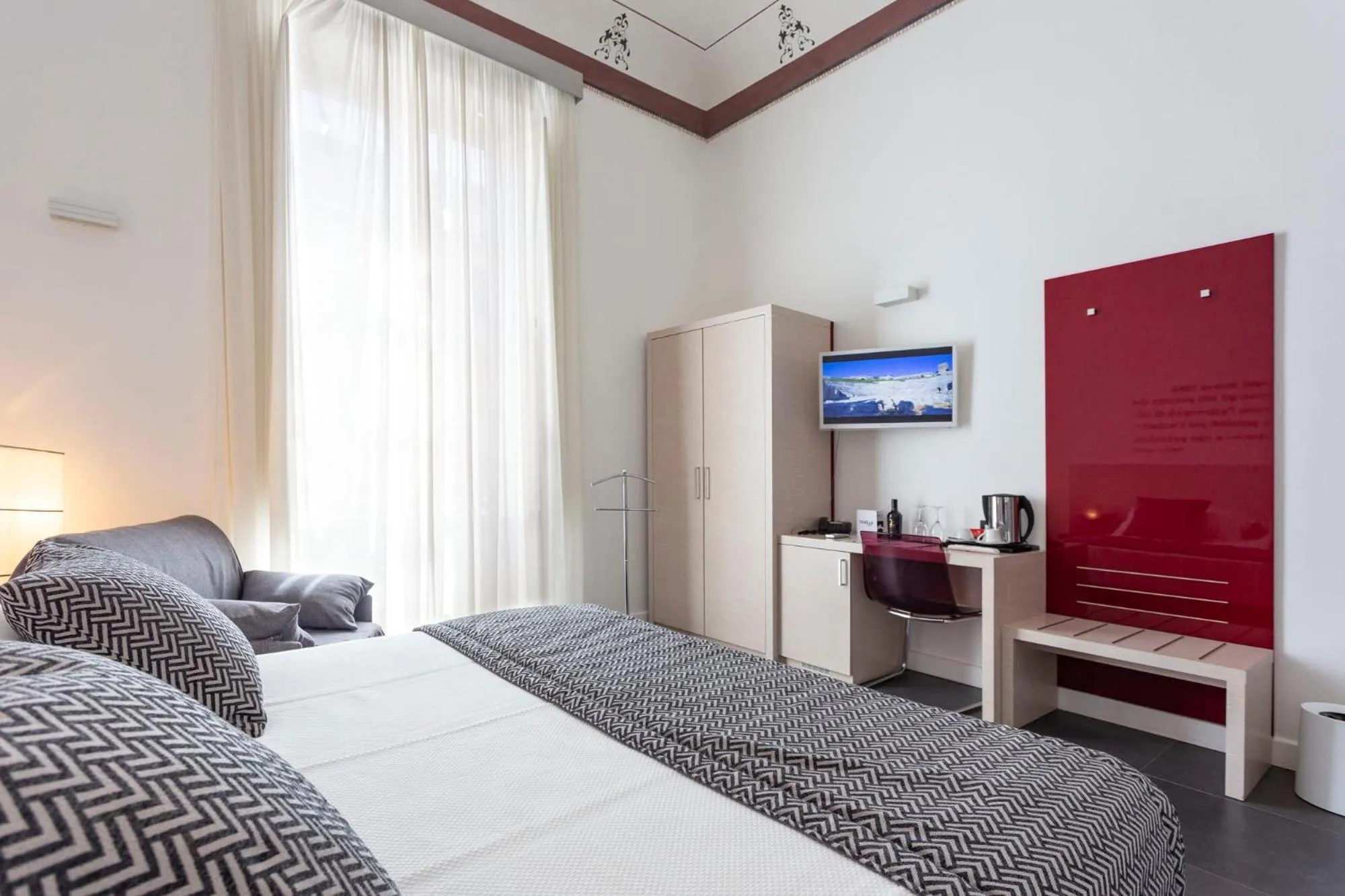 Bedroom, Bed in Nostos rooms & Apartments
