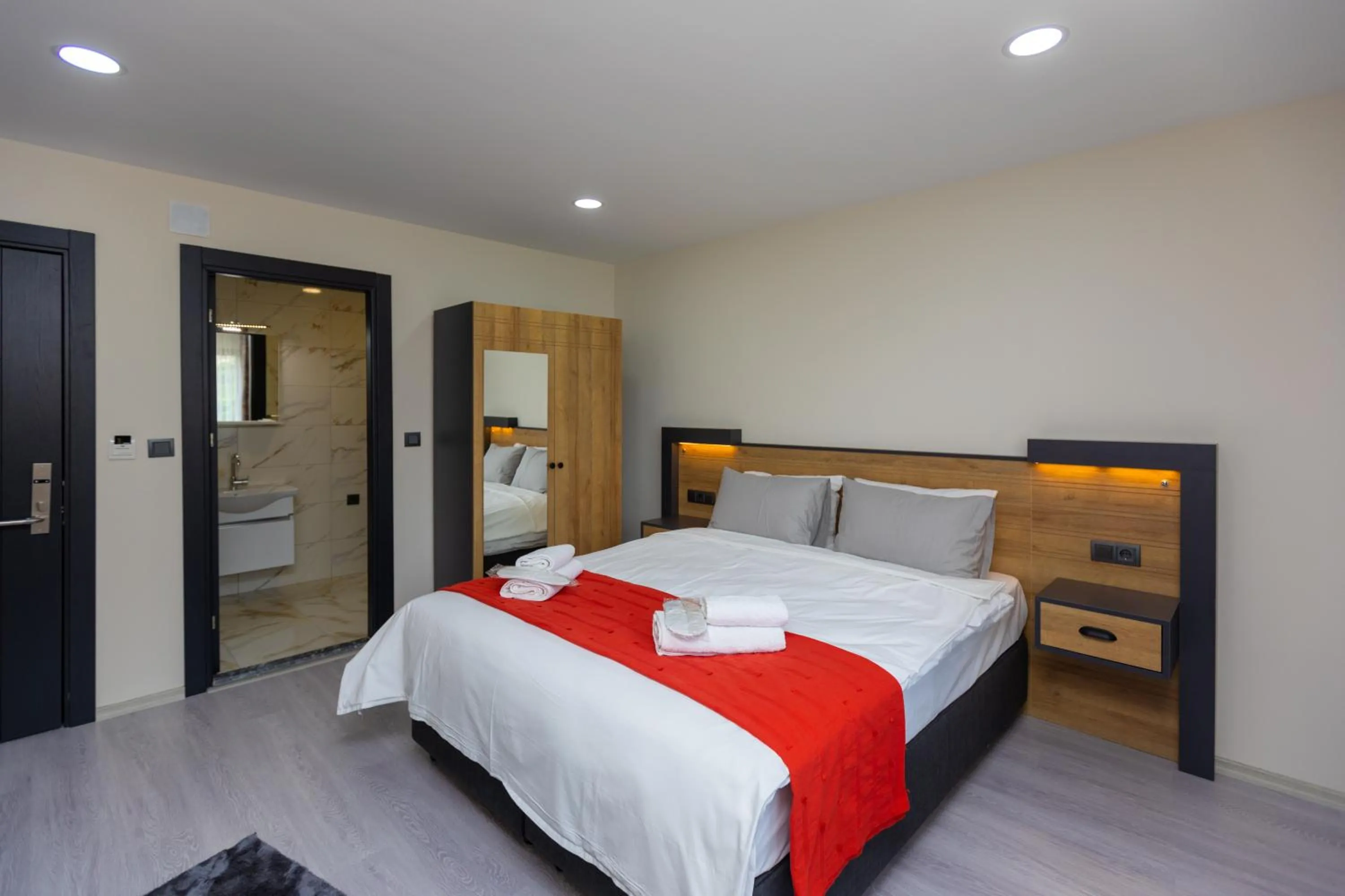 Bed in Moonlight Suite