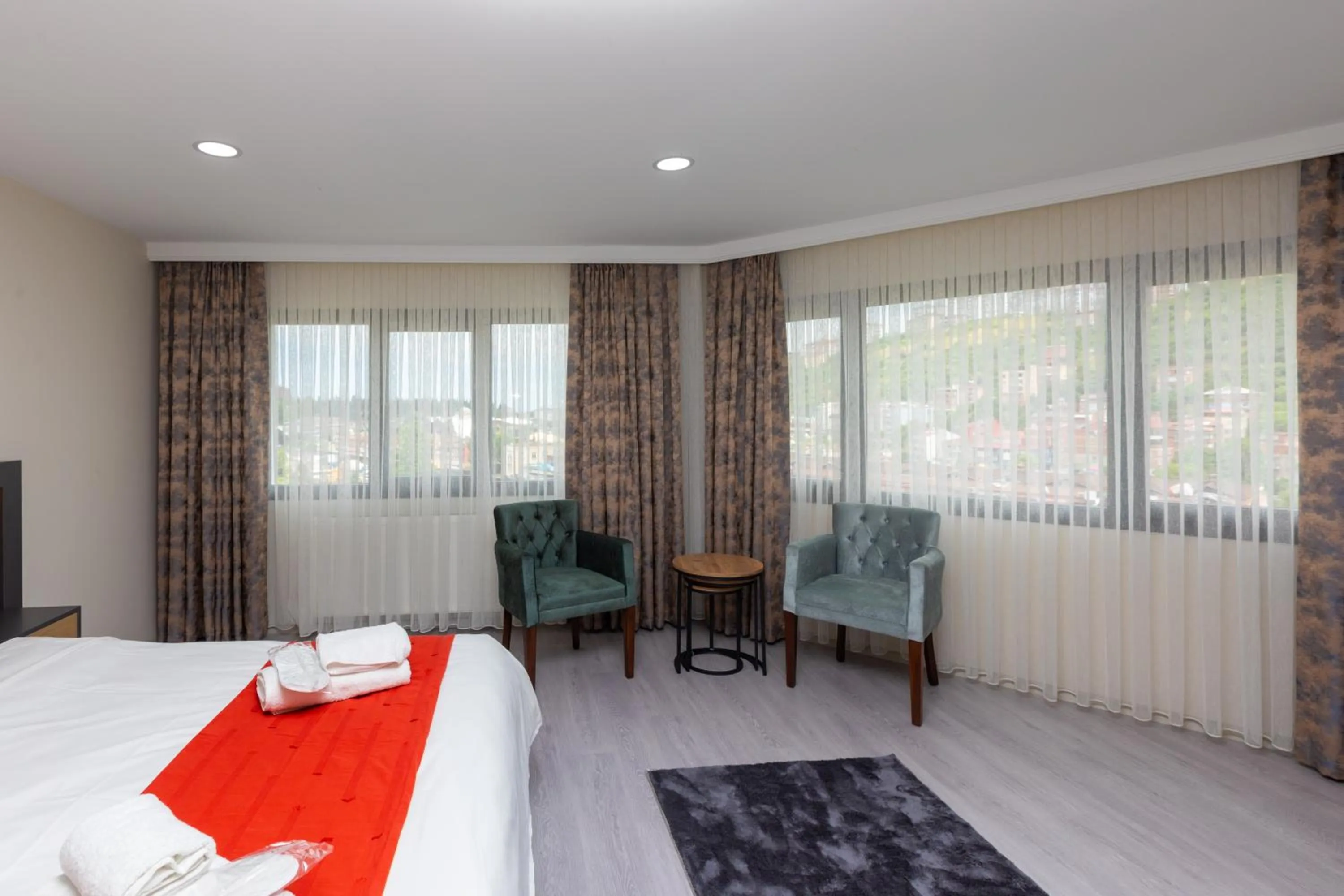 Bed in Moonlight Suite