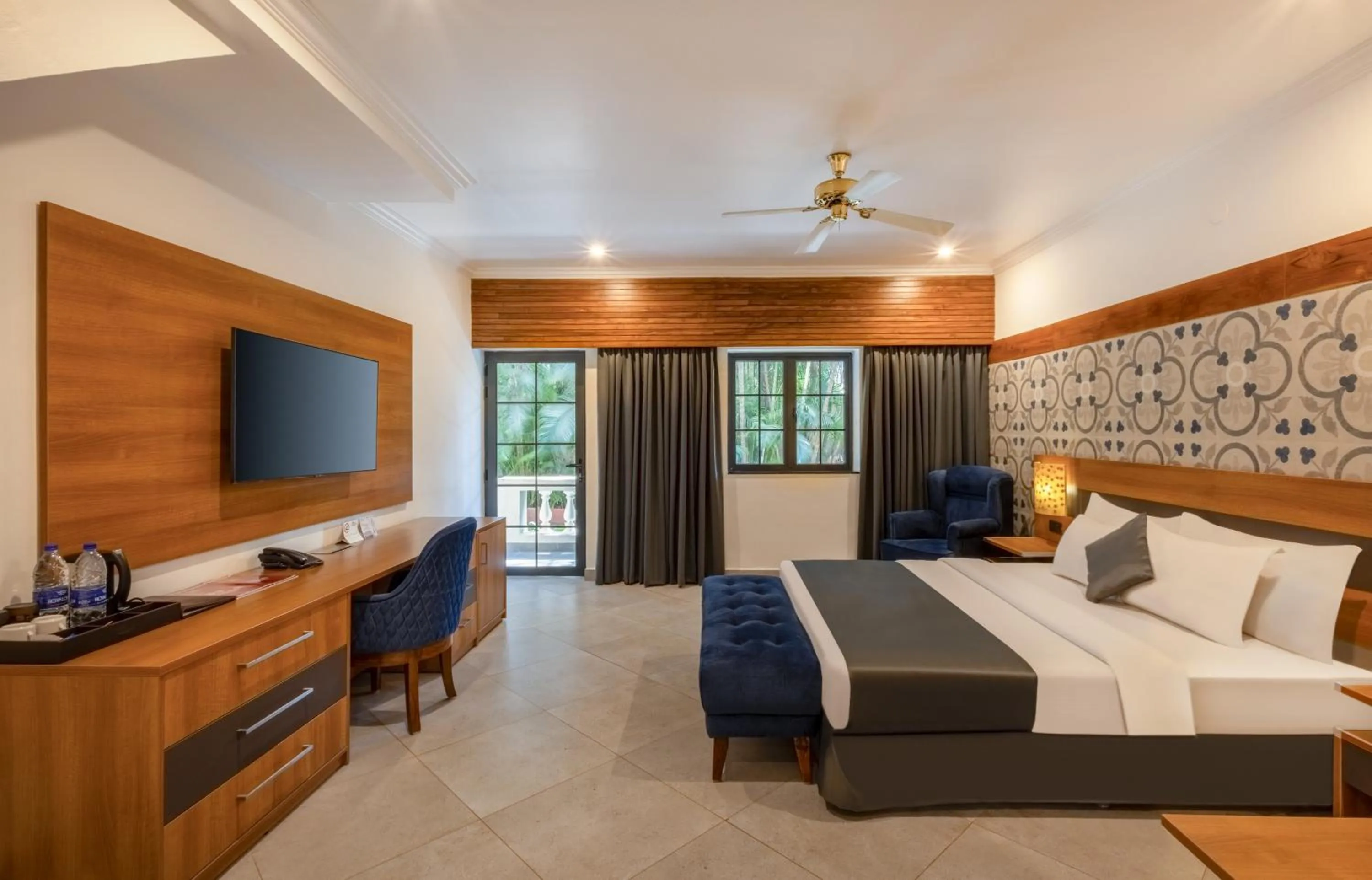 Bed in Chalston Beach Resort