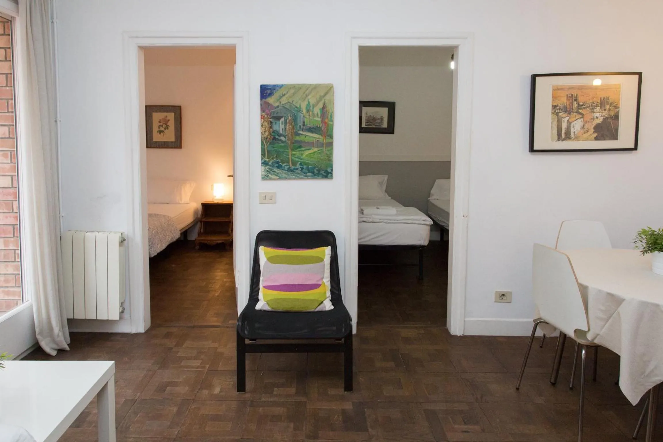 Decorative detail, Bed in Letsgo Camp Nou Apartment