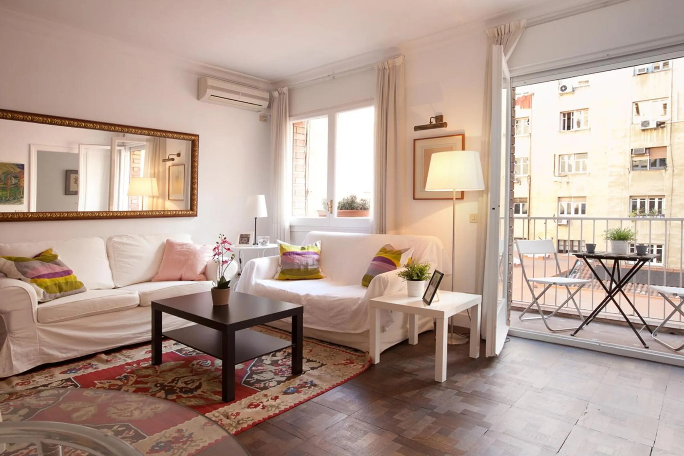 Living room in Letsgo Camp Nou Apartment
