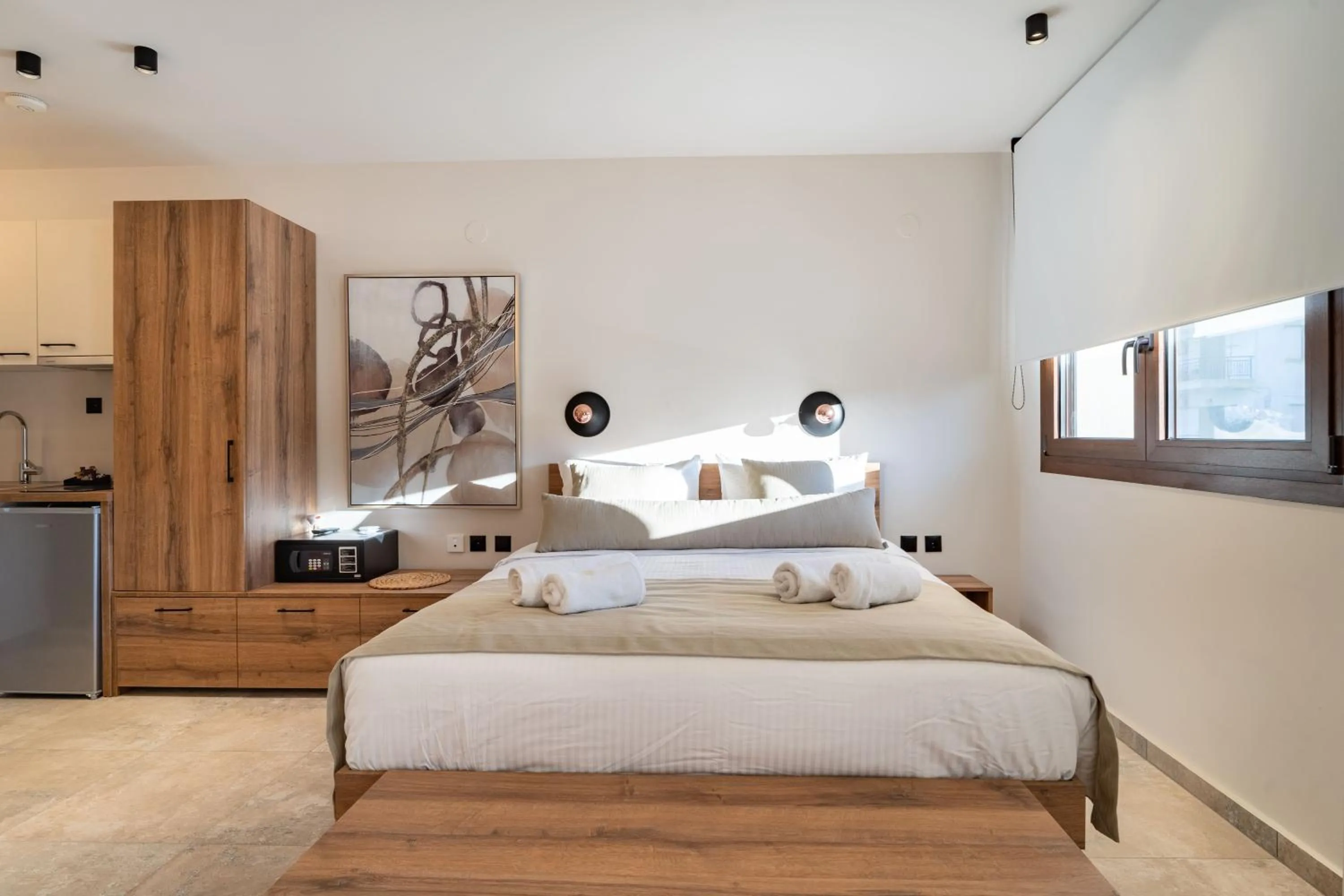 Bed in Mpikas Holidays