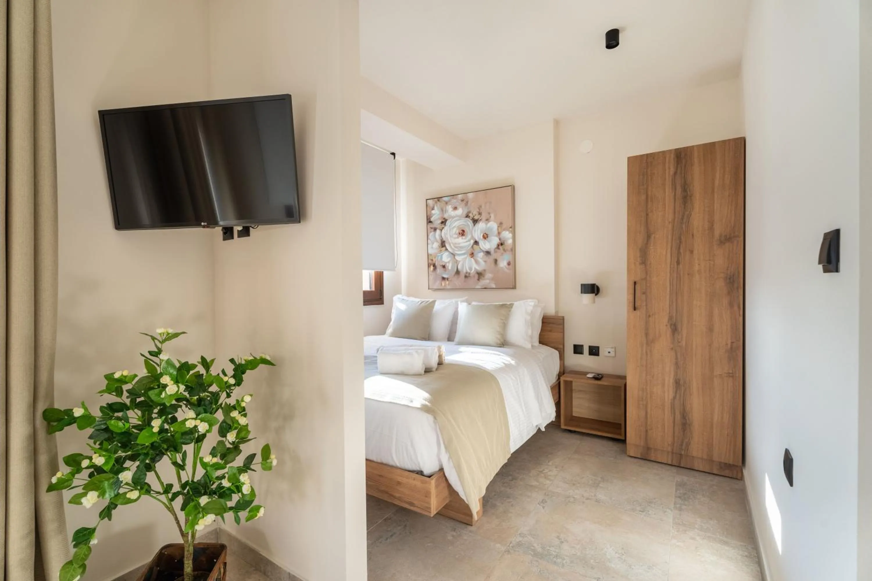 Bed in Mpikas Holidays