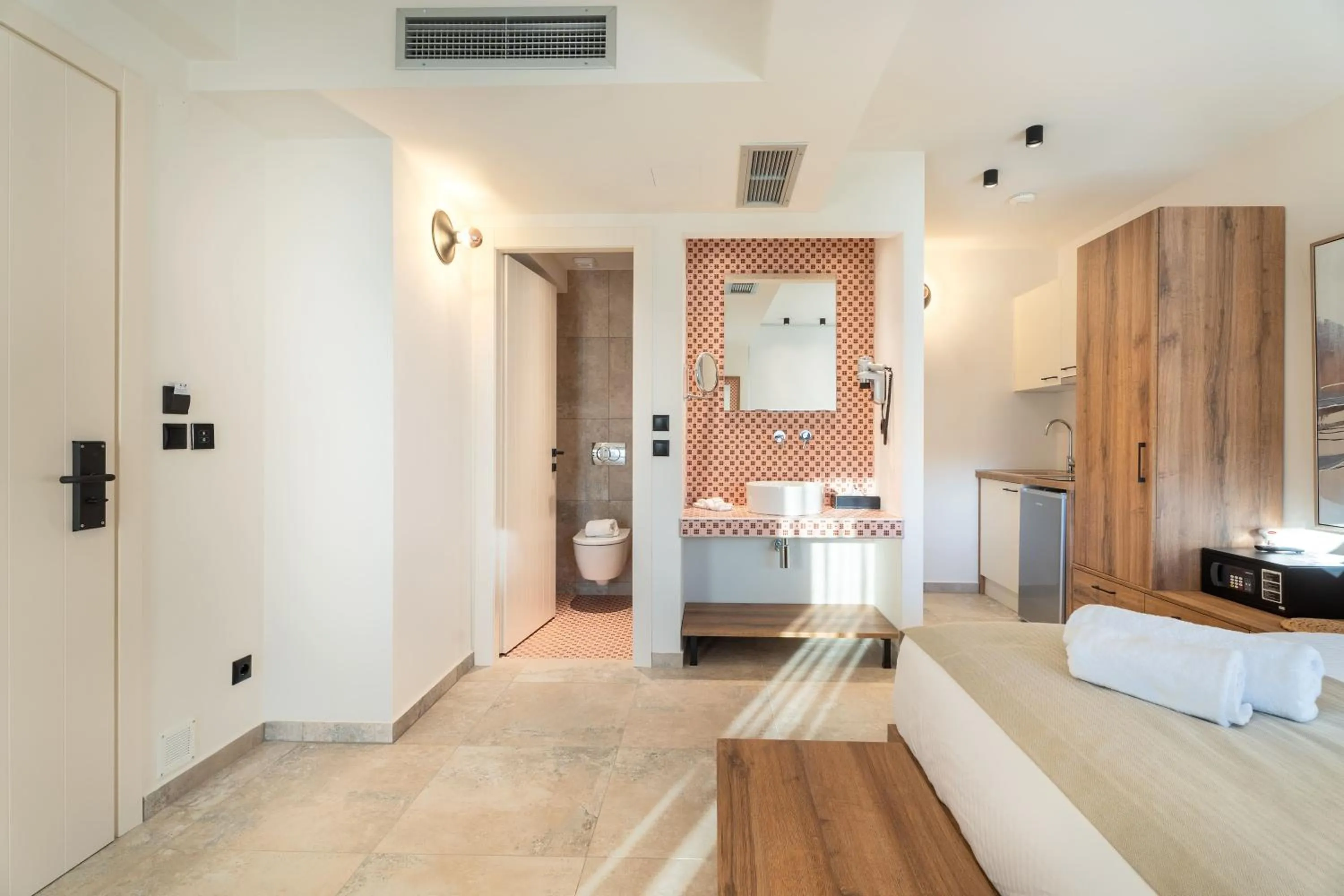 Bed in Mpikas Holidays