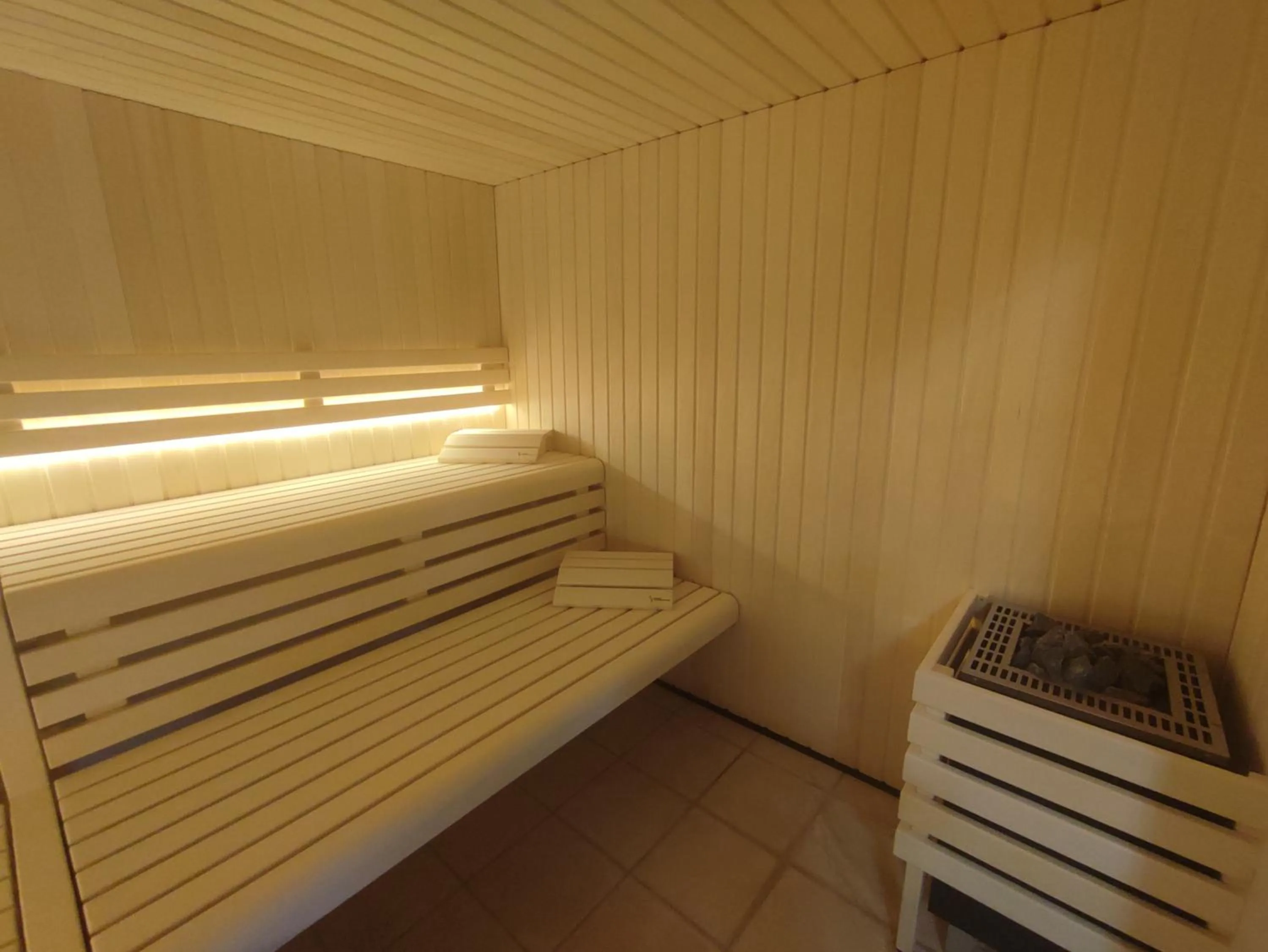 Sauna in Domaine de la Courbe Hôtel & Spa