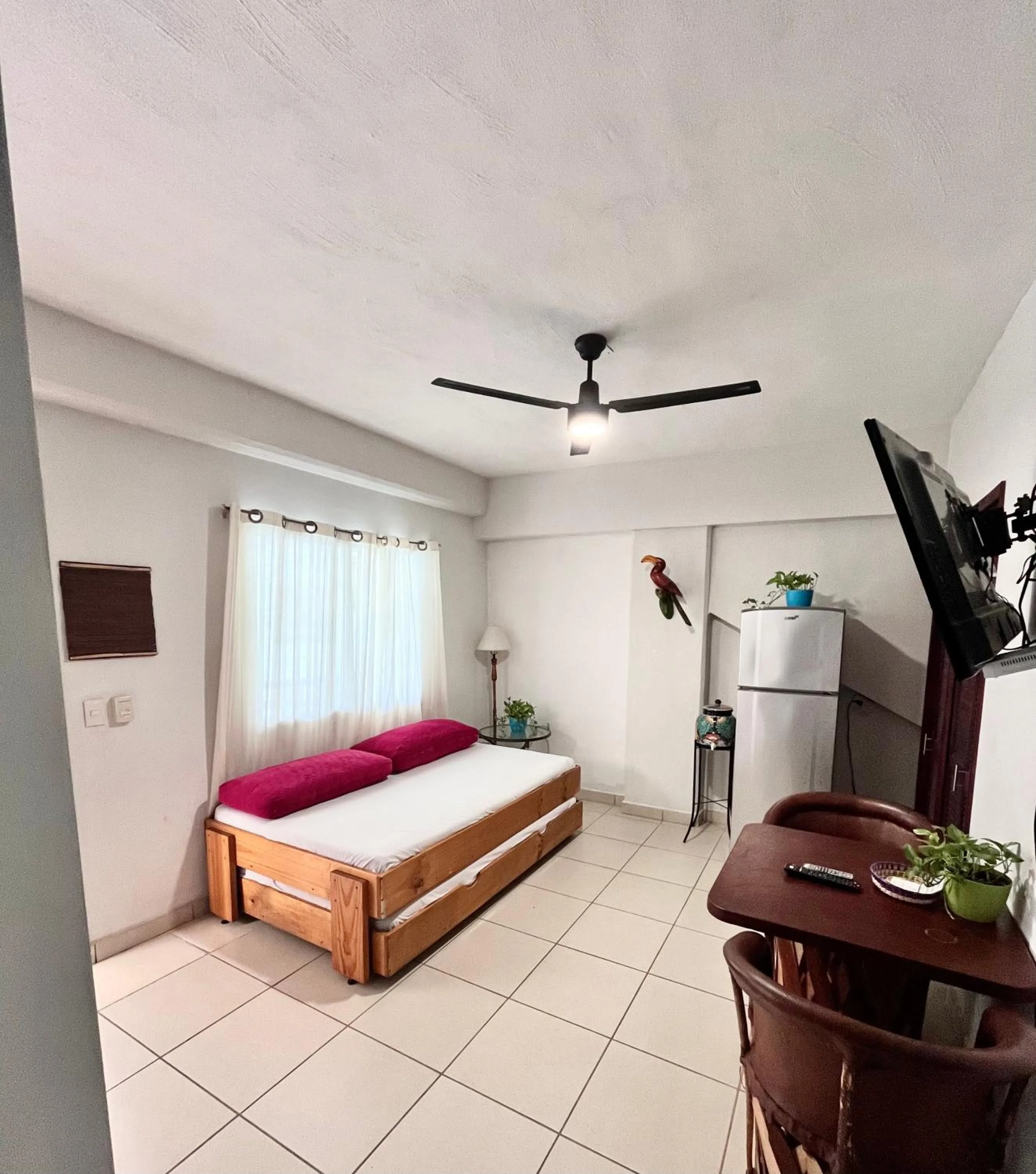 Bed in Hotel Pueblito Vallarta