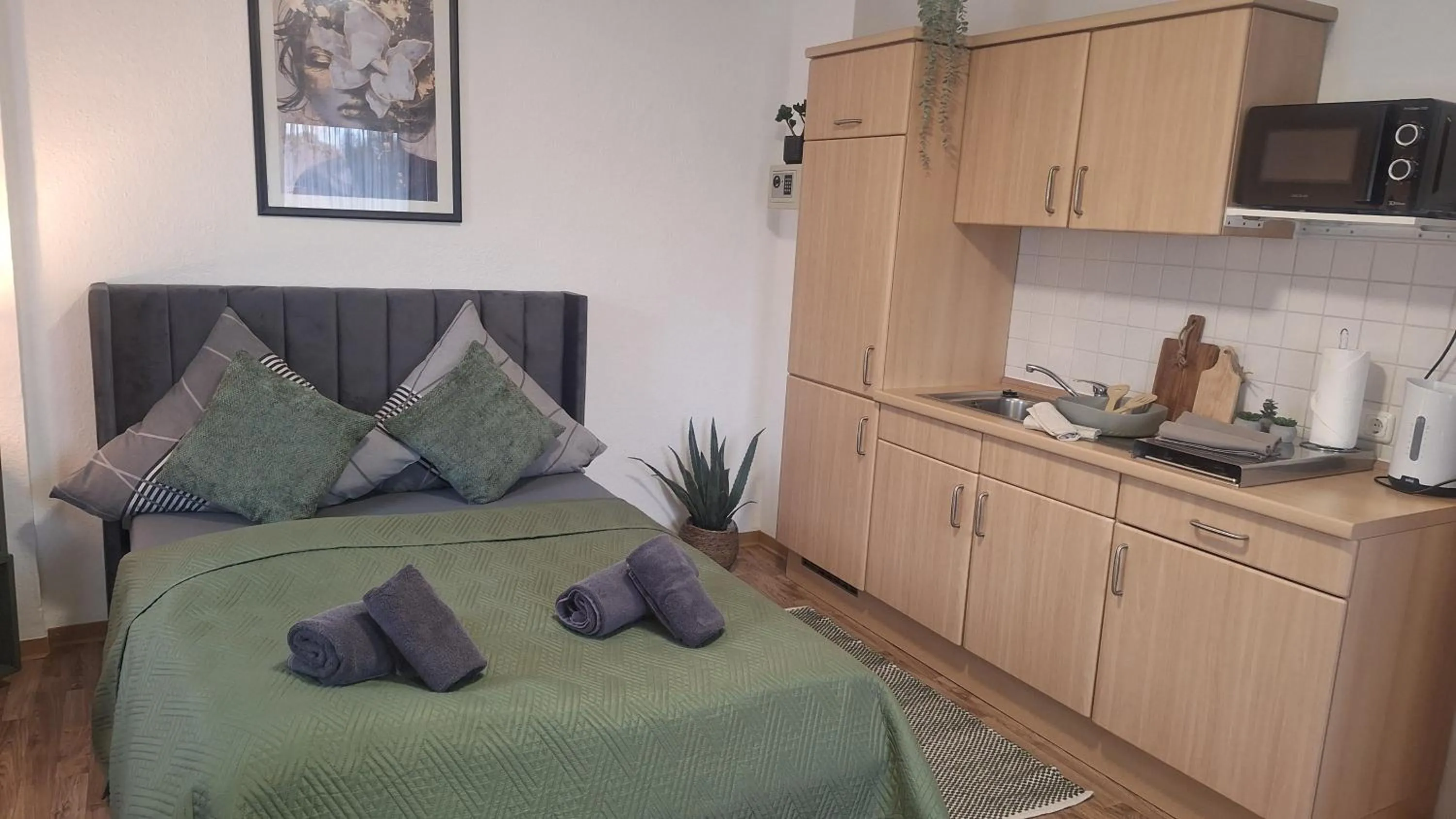 Bed in Gästehaus Mittmann