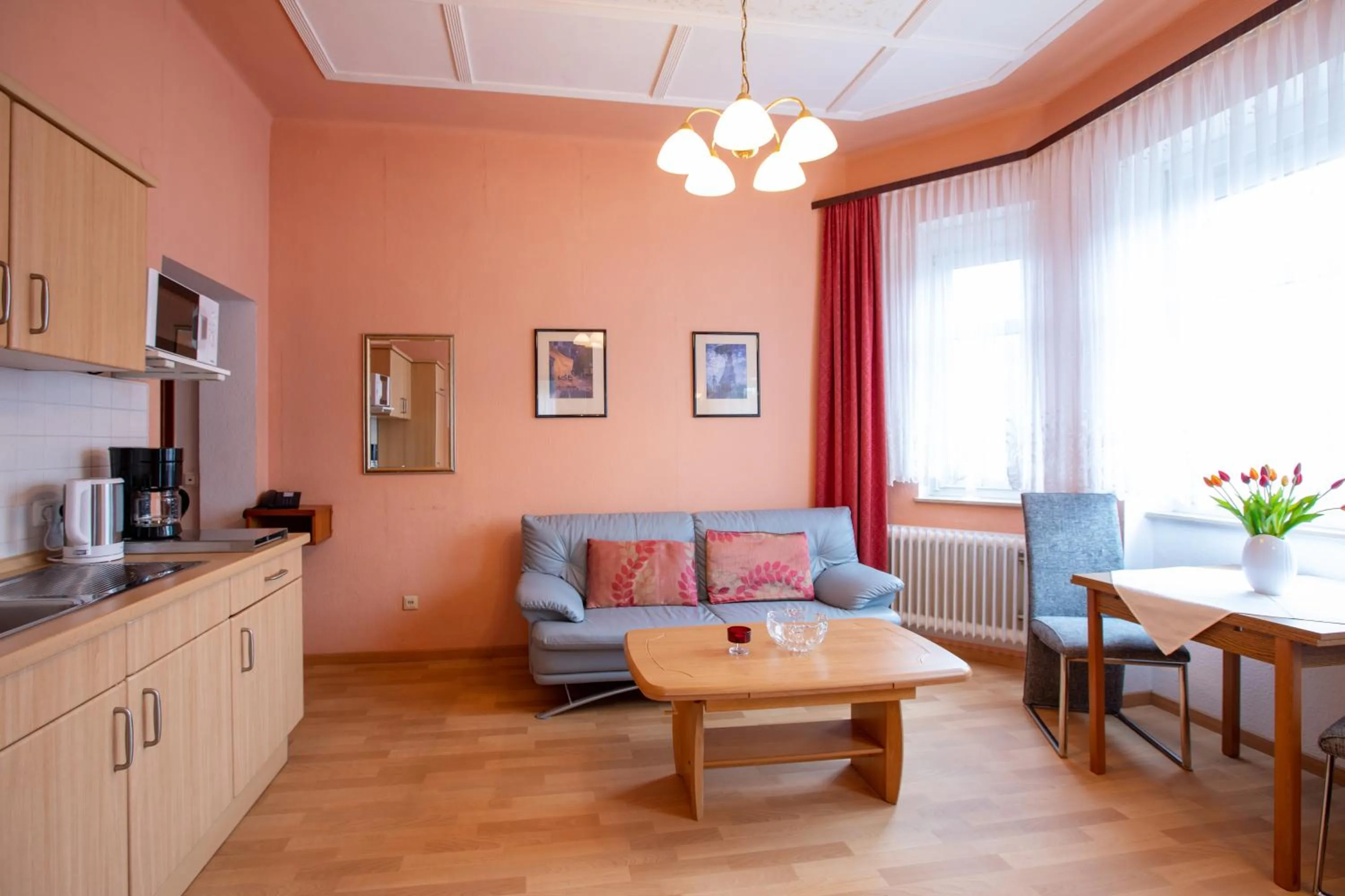 Living room in Gästehaus Mittmann