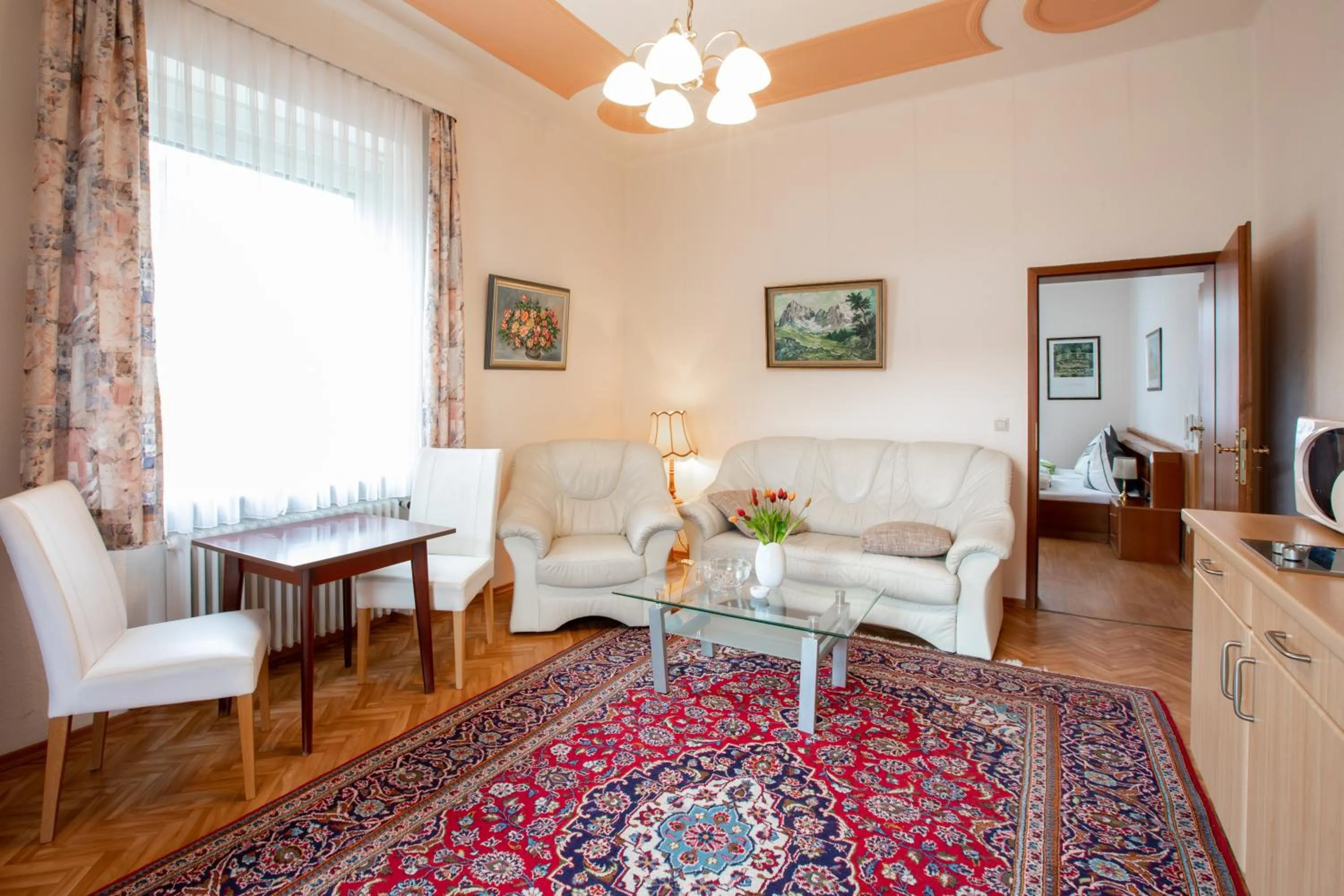 Living room in Gästehaus Mittmann