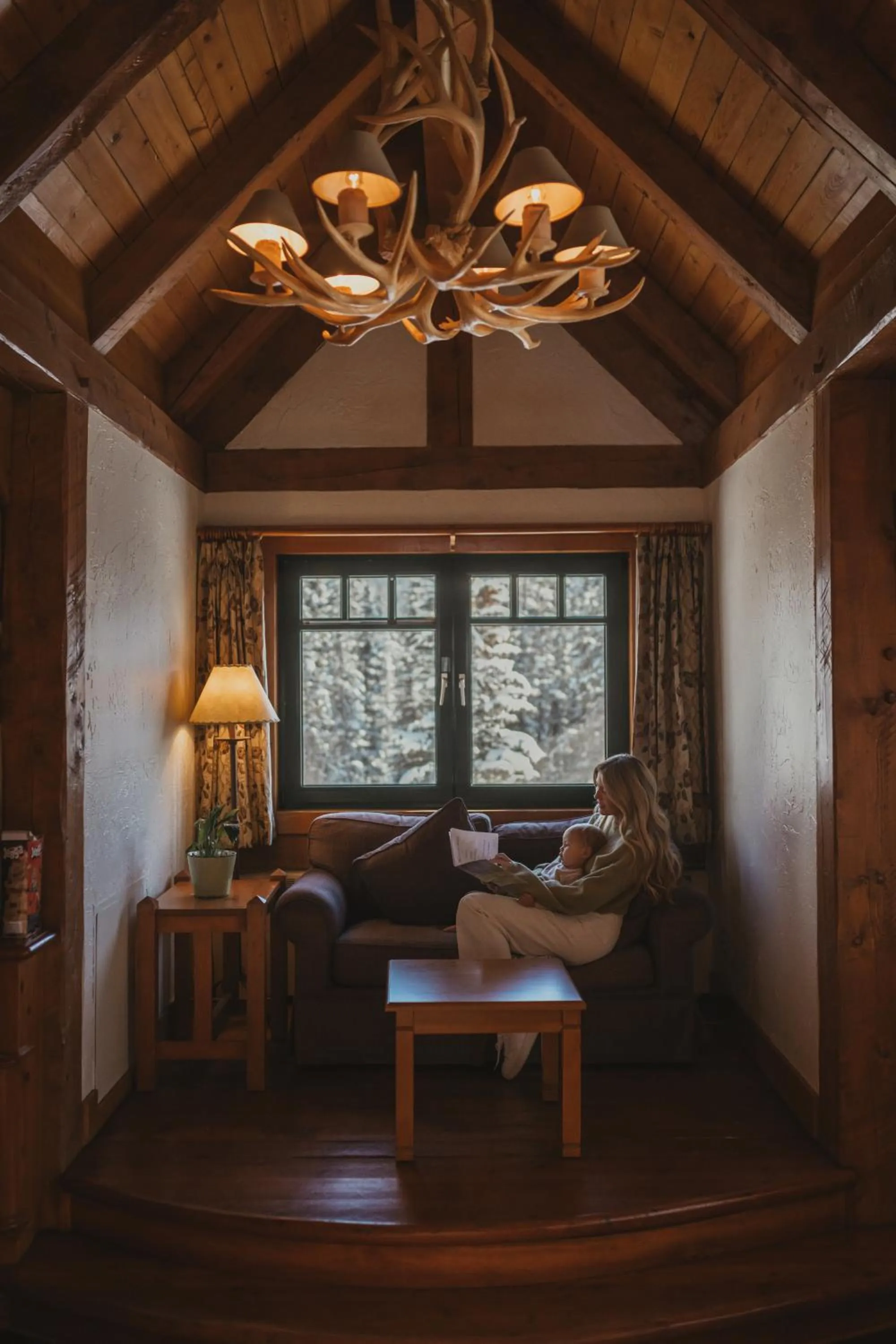 Library in Post Hotel & Spa