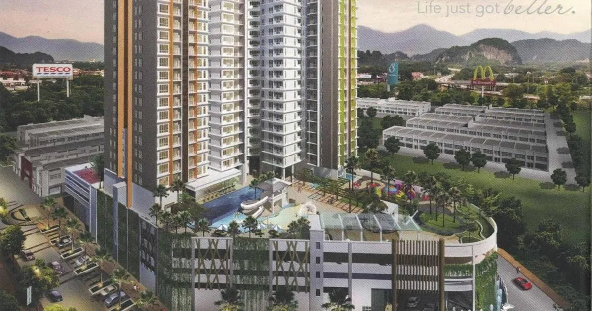 Property building in Ipoh D Festivo Suites 6-10pax 10mins to Sunway Tambun by IWH