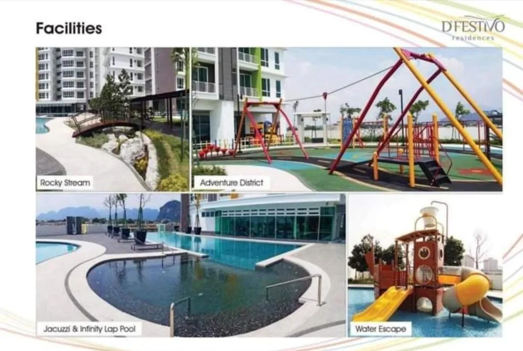Area and facilities in Ipoh D Festivo Suites 6-10pax 10mins to Sunway Tambun by IWH