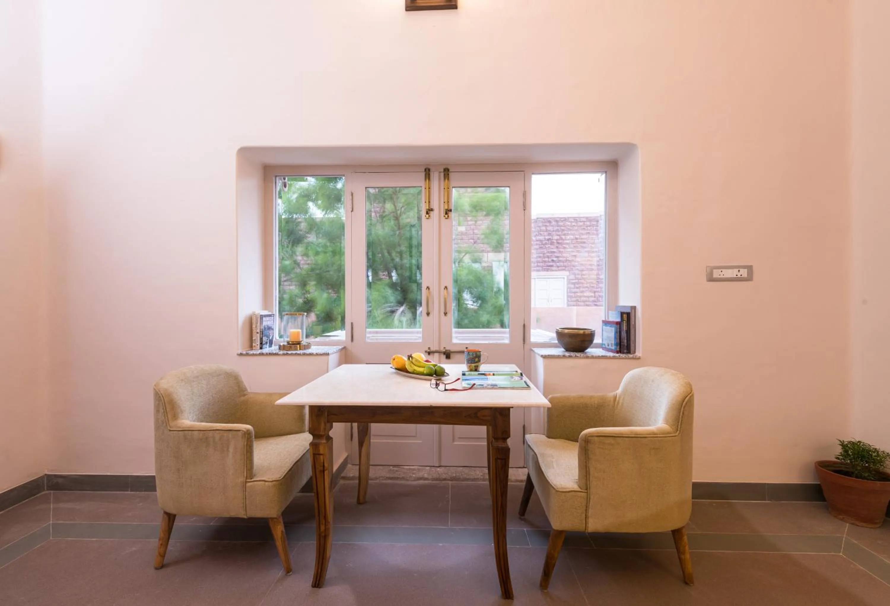 Seating area in Tree Of Life Bhadrajun House, Jodhpur