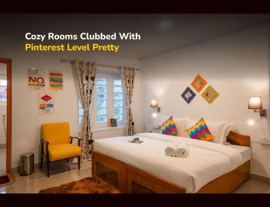 Bed in goSTOPS Srinagar Bed in goSTOPS Srinagar