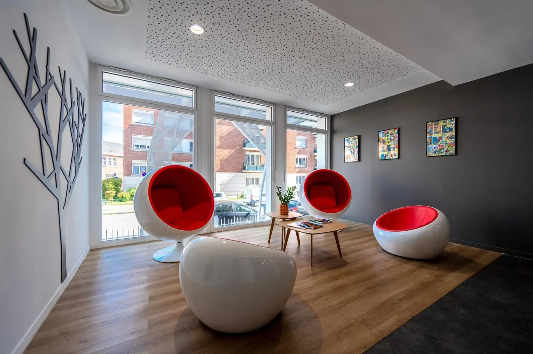 Lobby or reception in Nemea Appart Hotel Coliseum Amiens Centre Lobby or reception in Nemea Appart Hotel Coliseum Amiens Centre