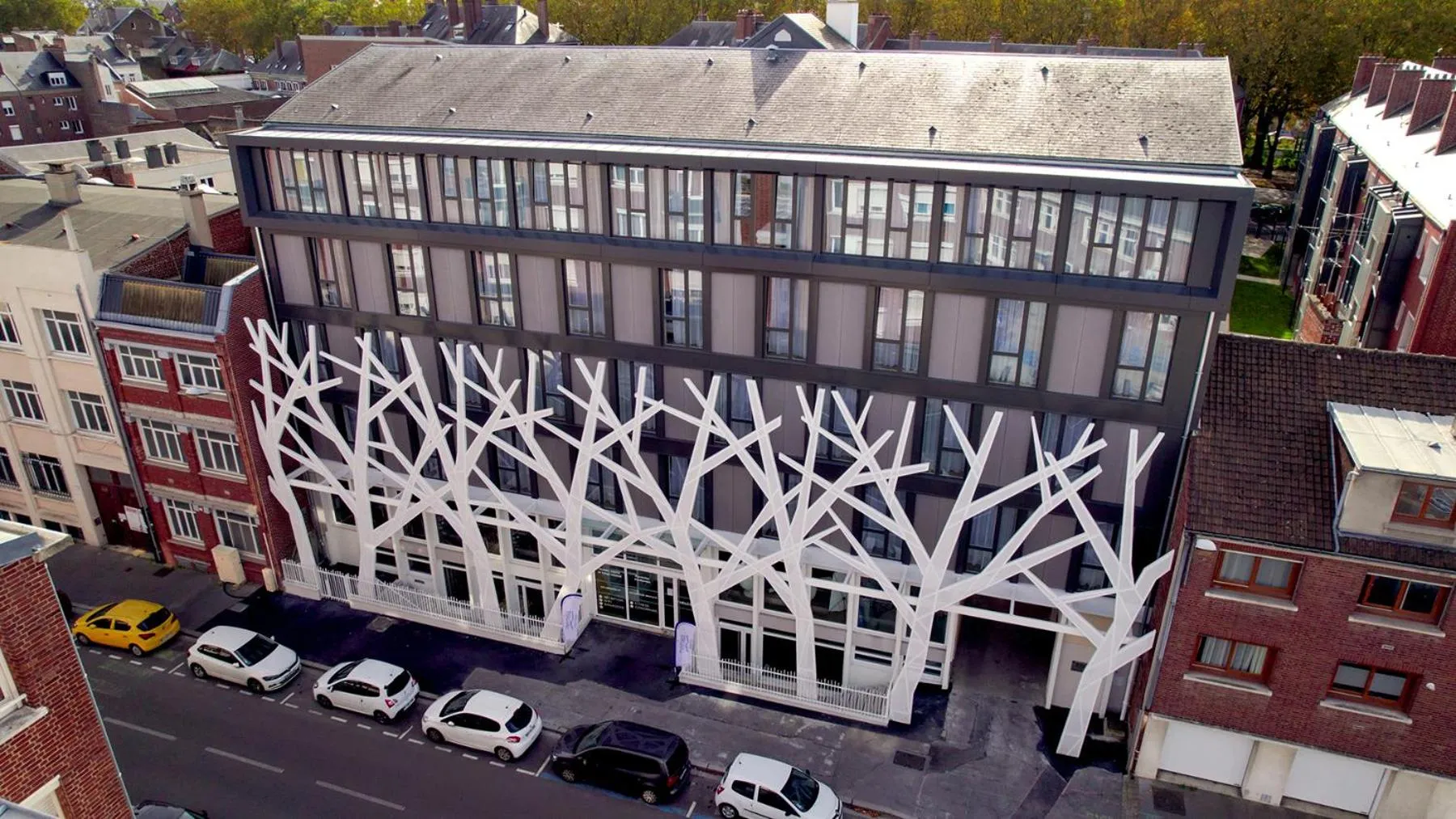 Property building in Nemea Appart Hotel Coliseum Amiens Centre