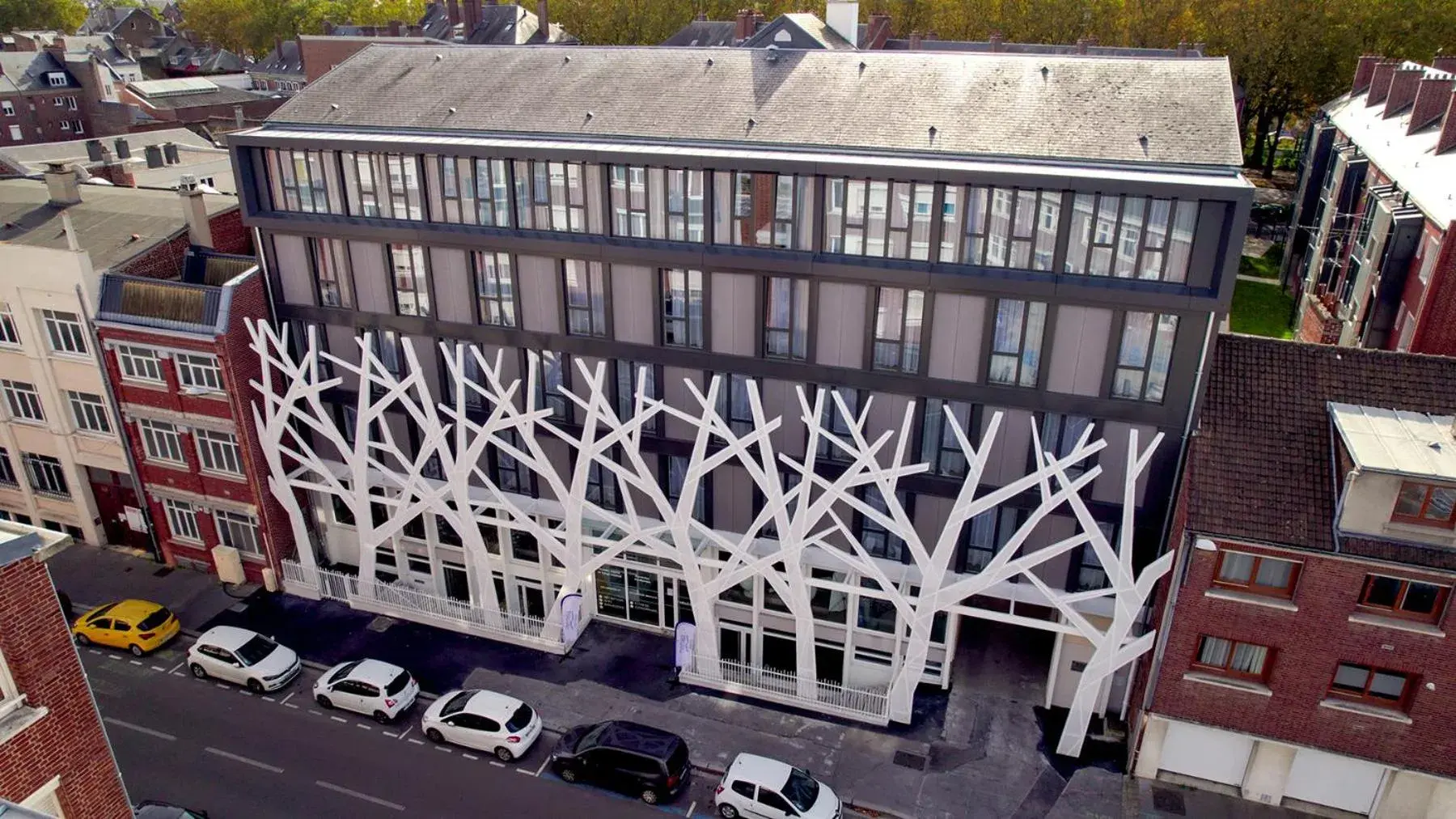 Property building in Nemea Appart Hotel Coliseum Amiens Centre Property building in Nemea Appart Hotel Coliseum Amiens Centre