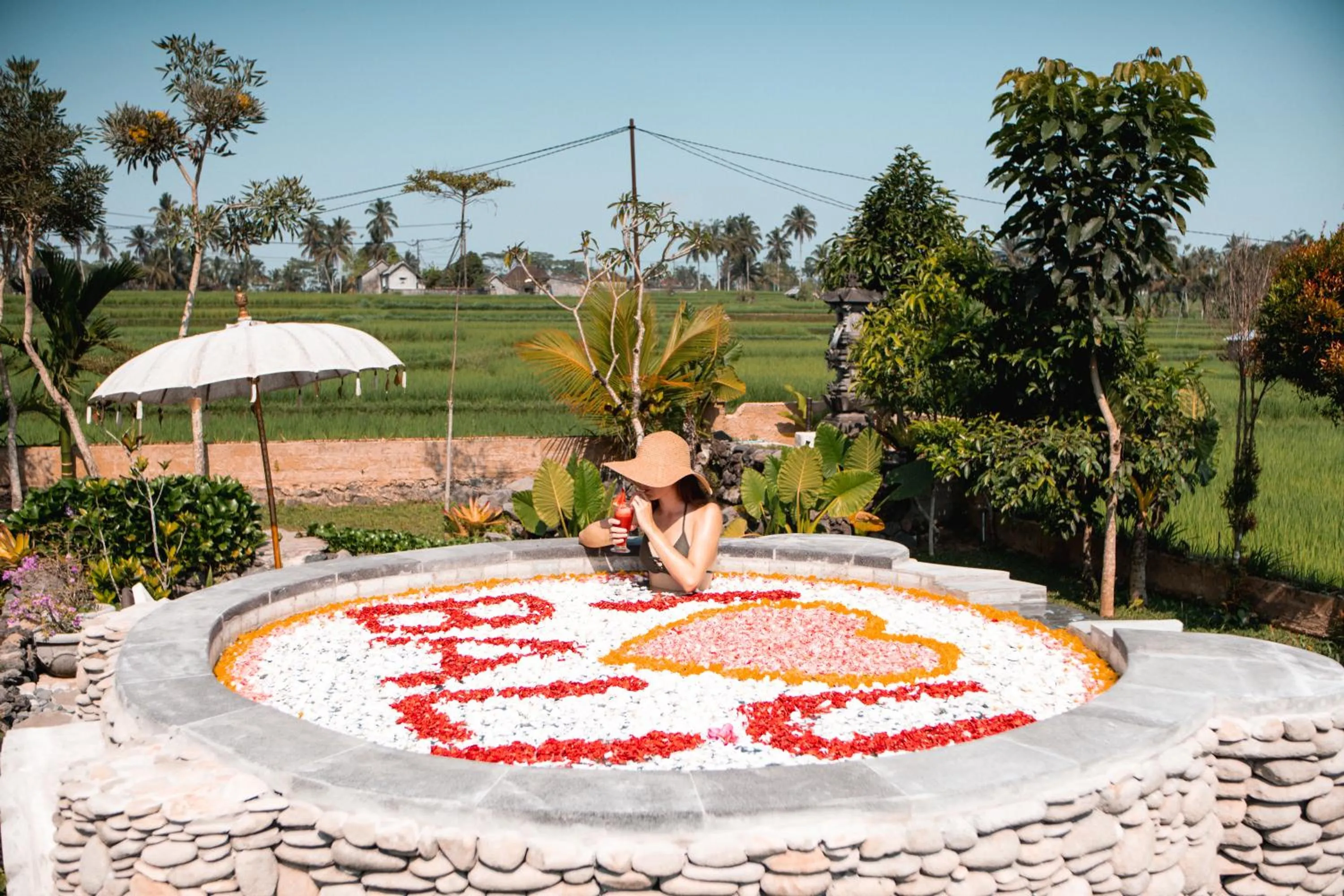 Swimming pool in The Nenggala Suite