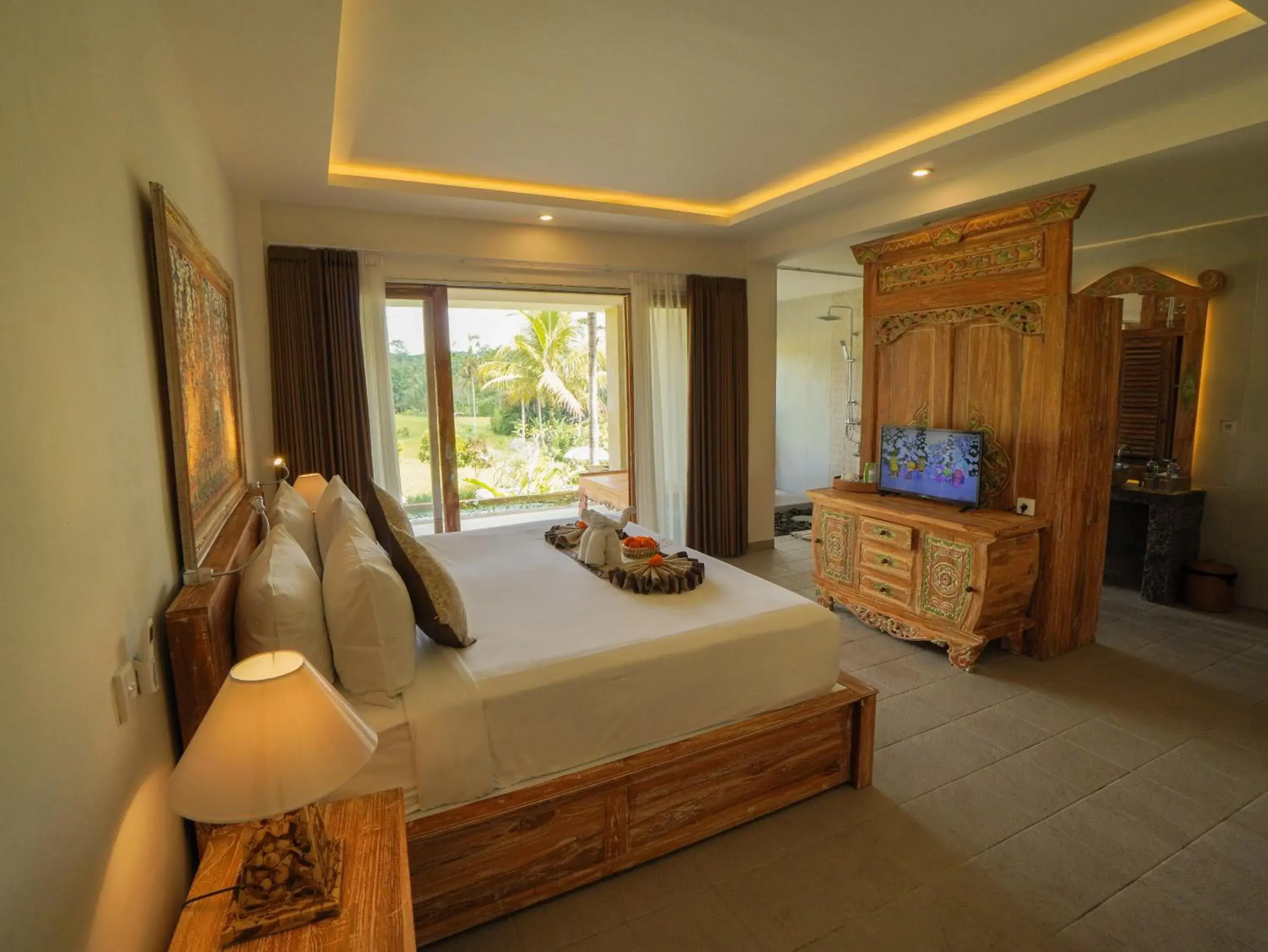 Bed in The Nenggala Suite Bed in The Nenggala Suite