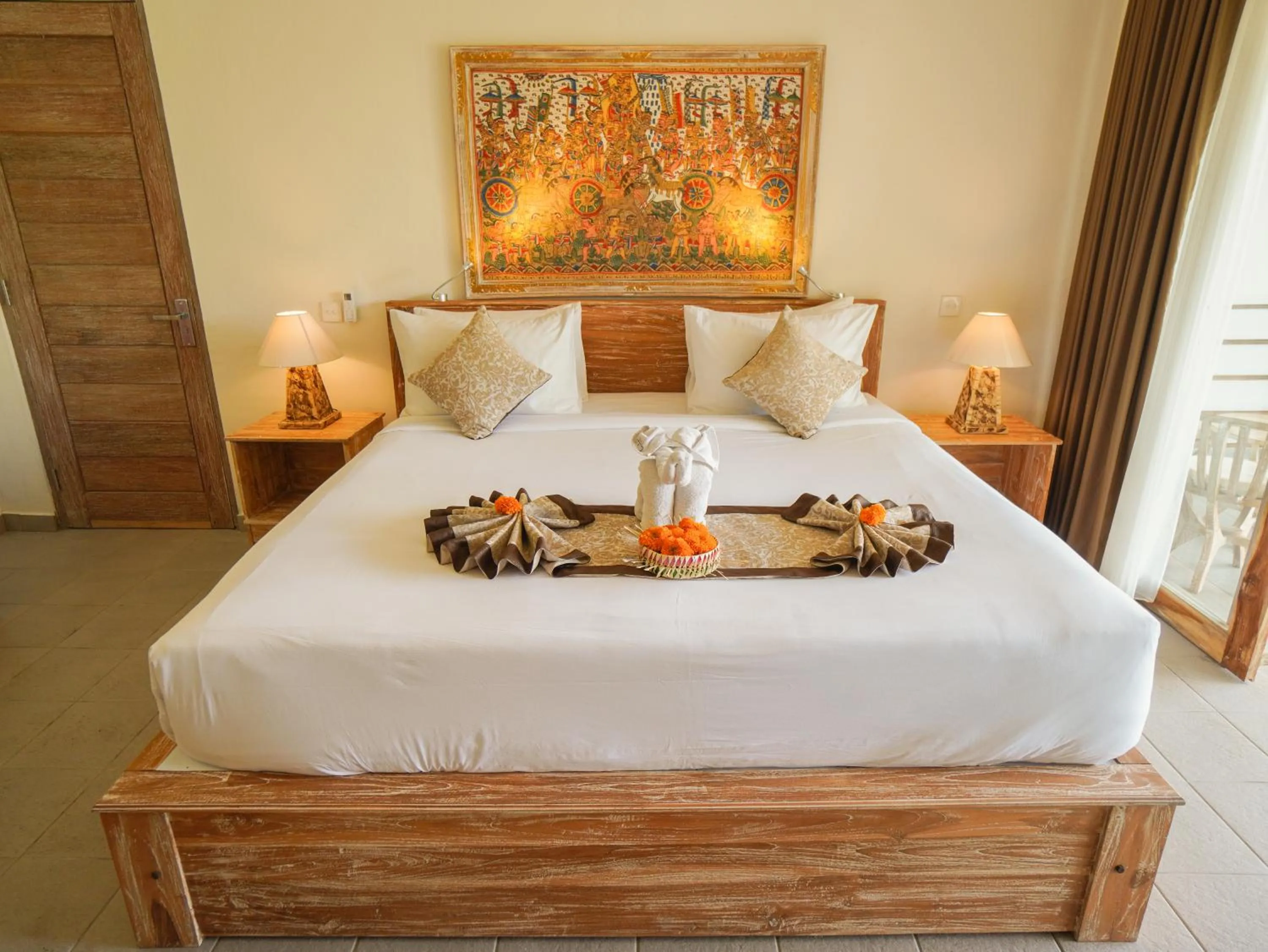 Bed in The Nenggala Suite