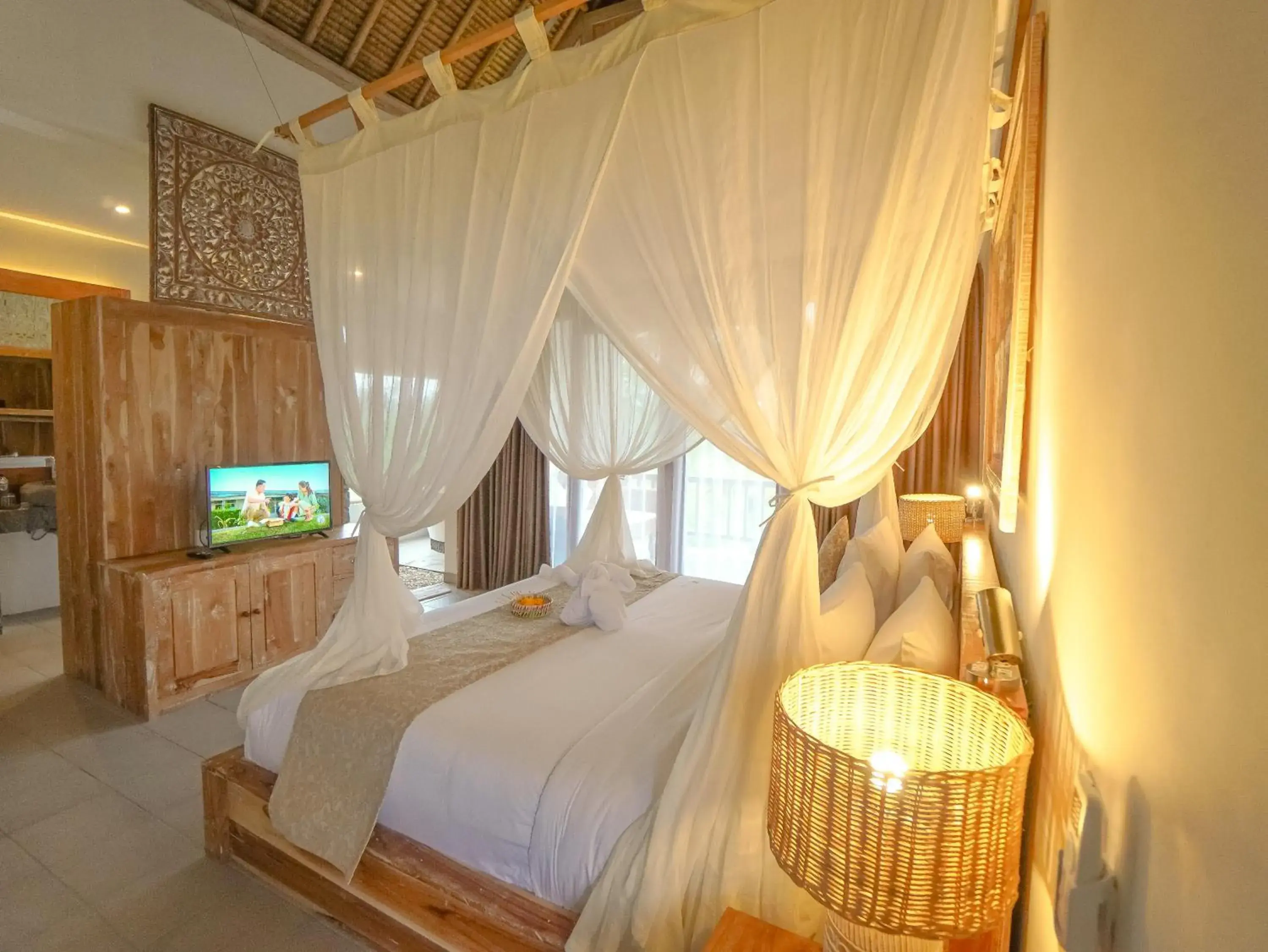 Bed in The Nenggala Suite Bed in The Nenggala Suite