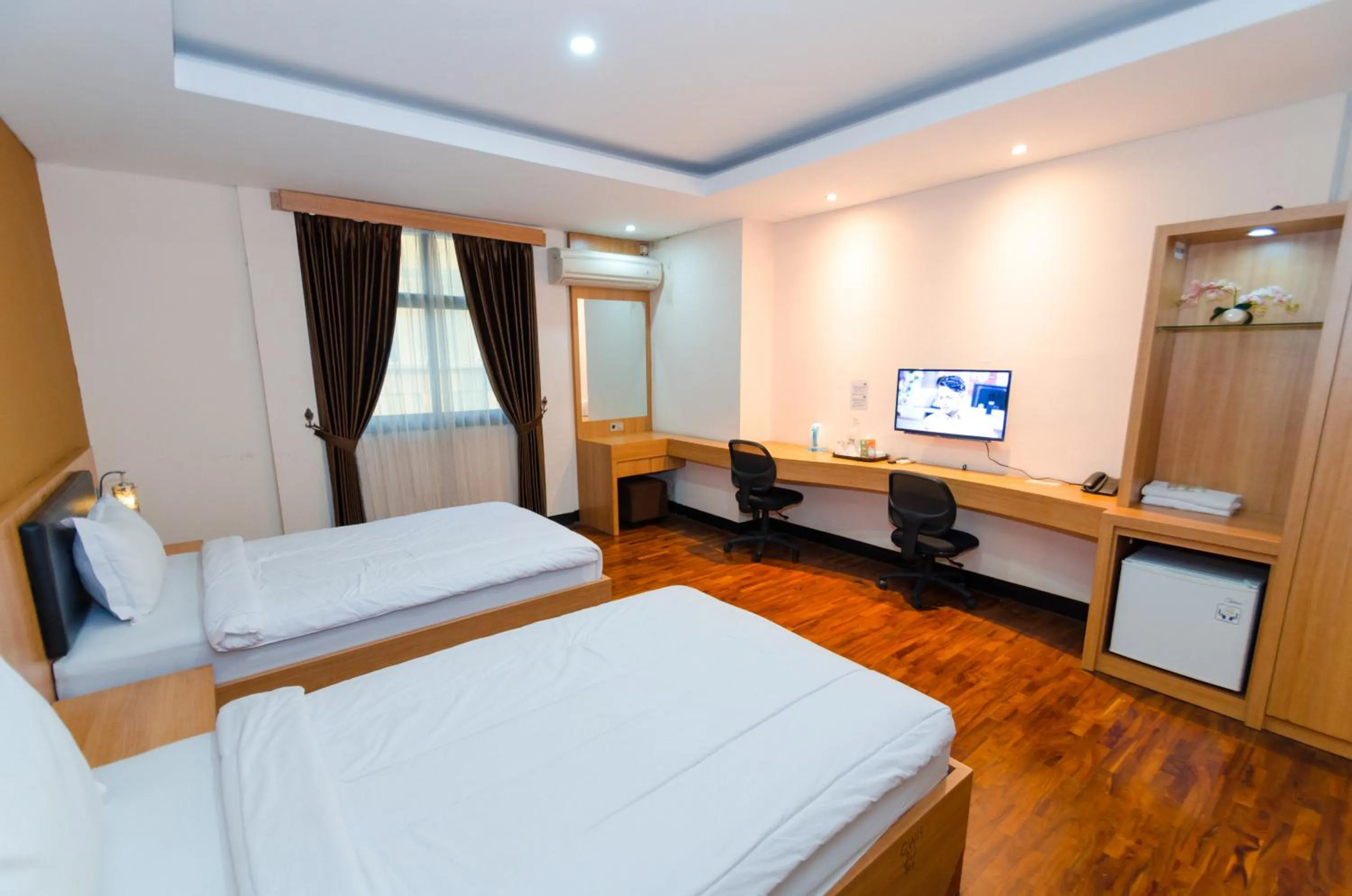 Bed in Graha Widya Bhakti at STIESIA Surabaya